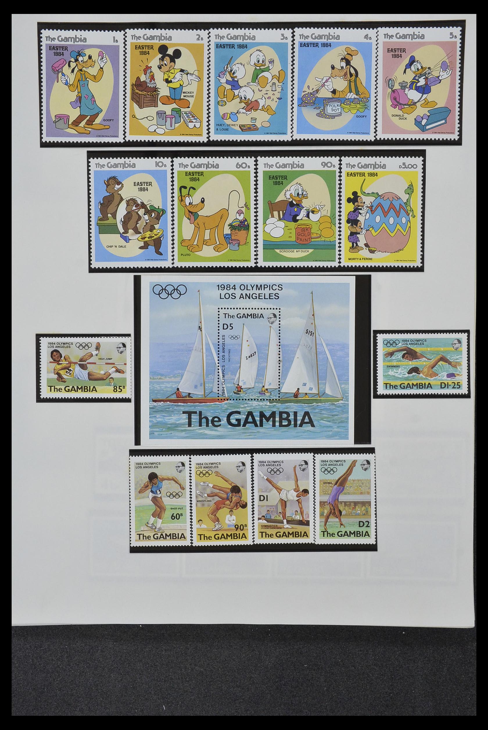 34381 026 - Postzegelverzameling 34381 Engelse koloniën 1937-1984.