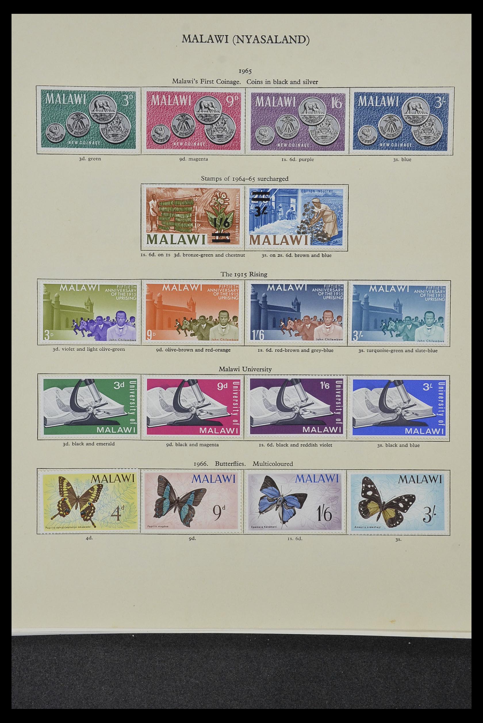 34381 030 - Postzegelverzameling 34381 Engelse koloniën 1937-1984.