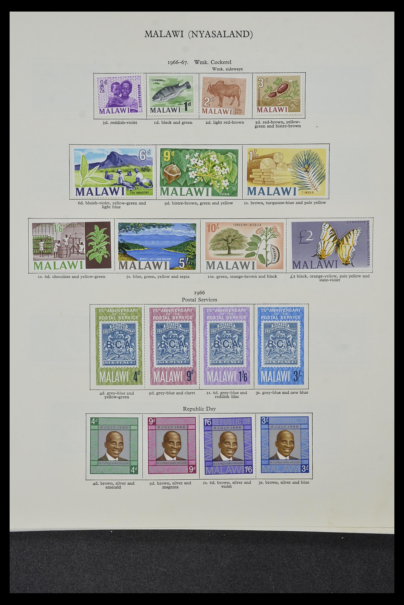 34381 031 - Postzegelverzameling 34381 Engelse koloniën 1937-1984.