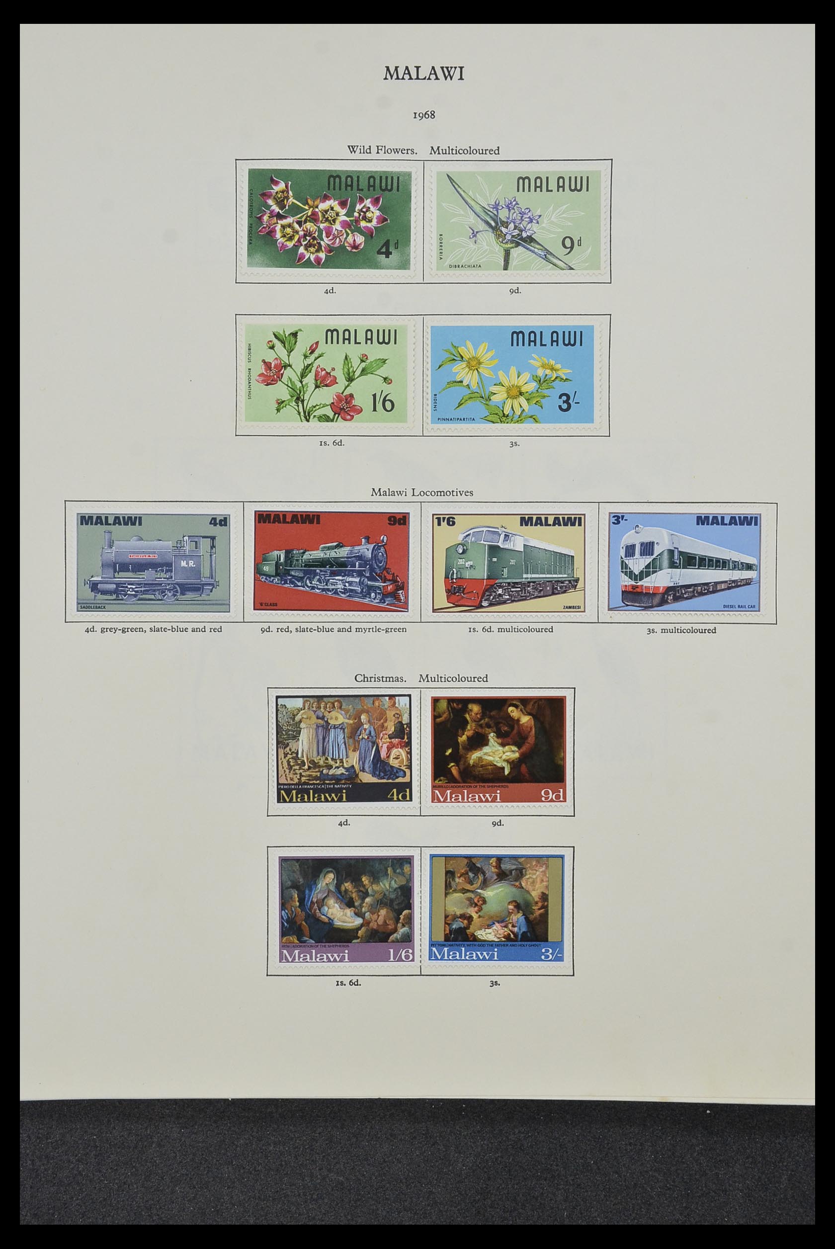 34381 033 - Postzegelverzameling 34381 Engelse koloniën 1937-1984.