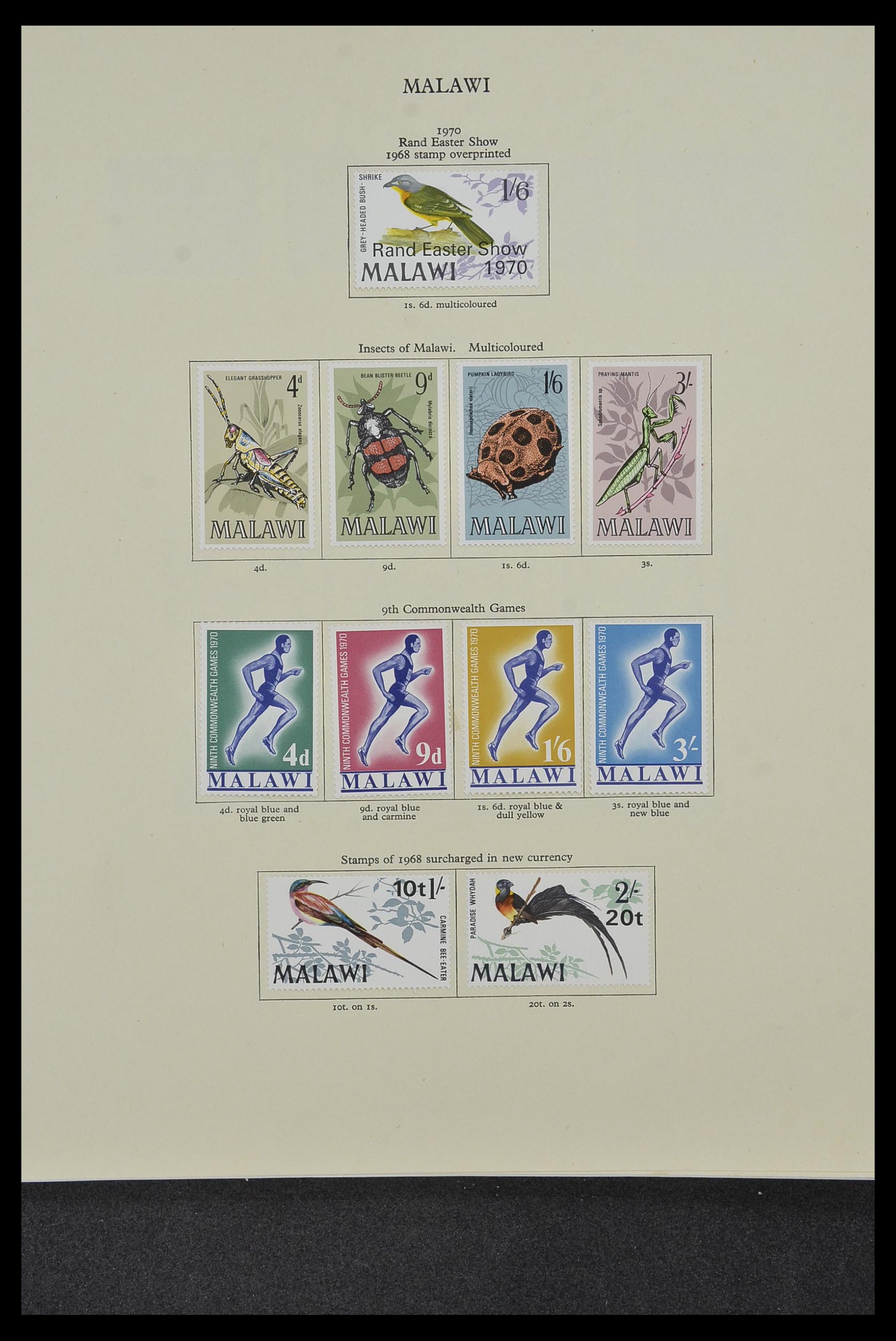 34381 036 - Postzegelverzameling 34381 Engelse koloniën 1937-1984.
