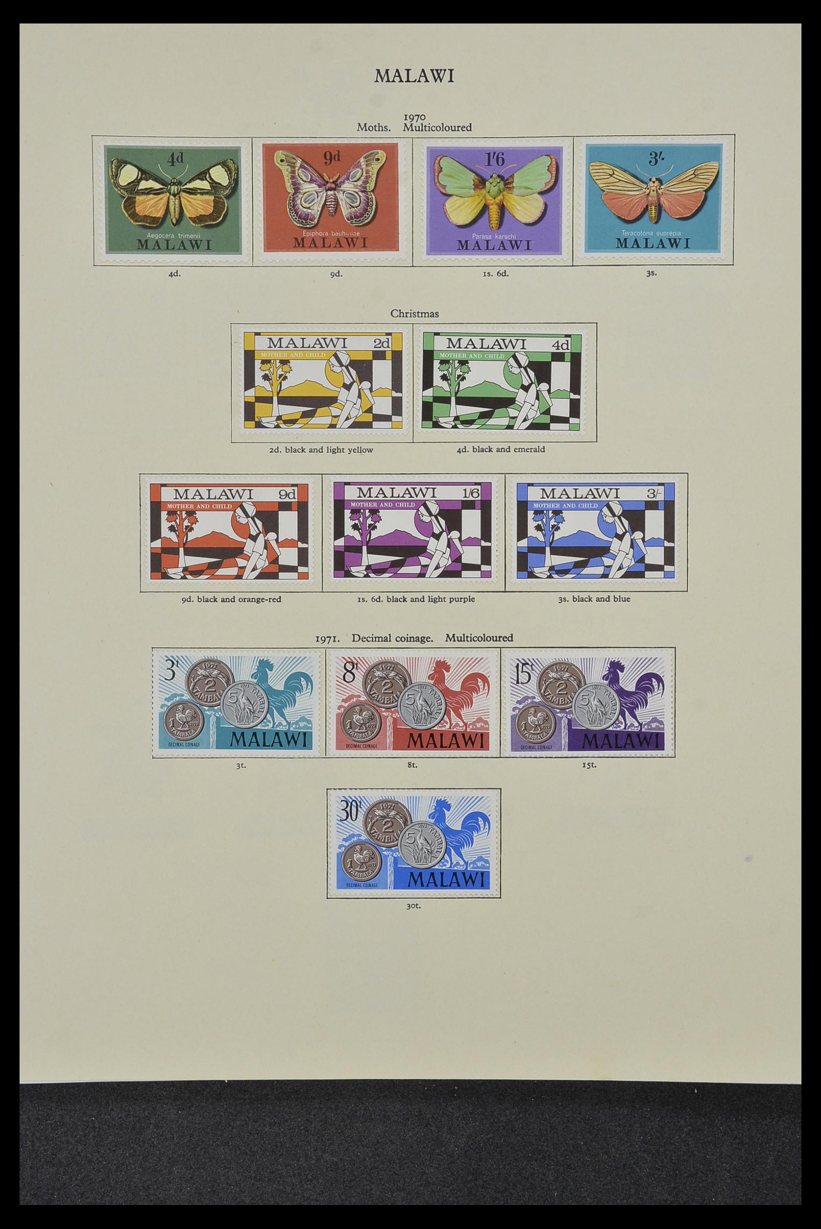 34381 037 - Postzegelverzameling 34381 Engelse koloniën 1937-1984.
