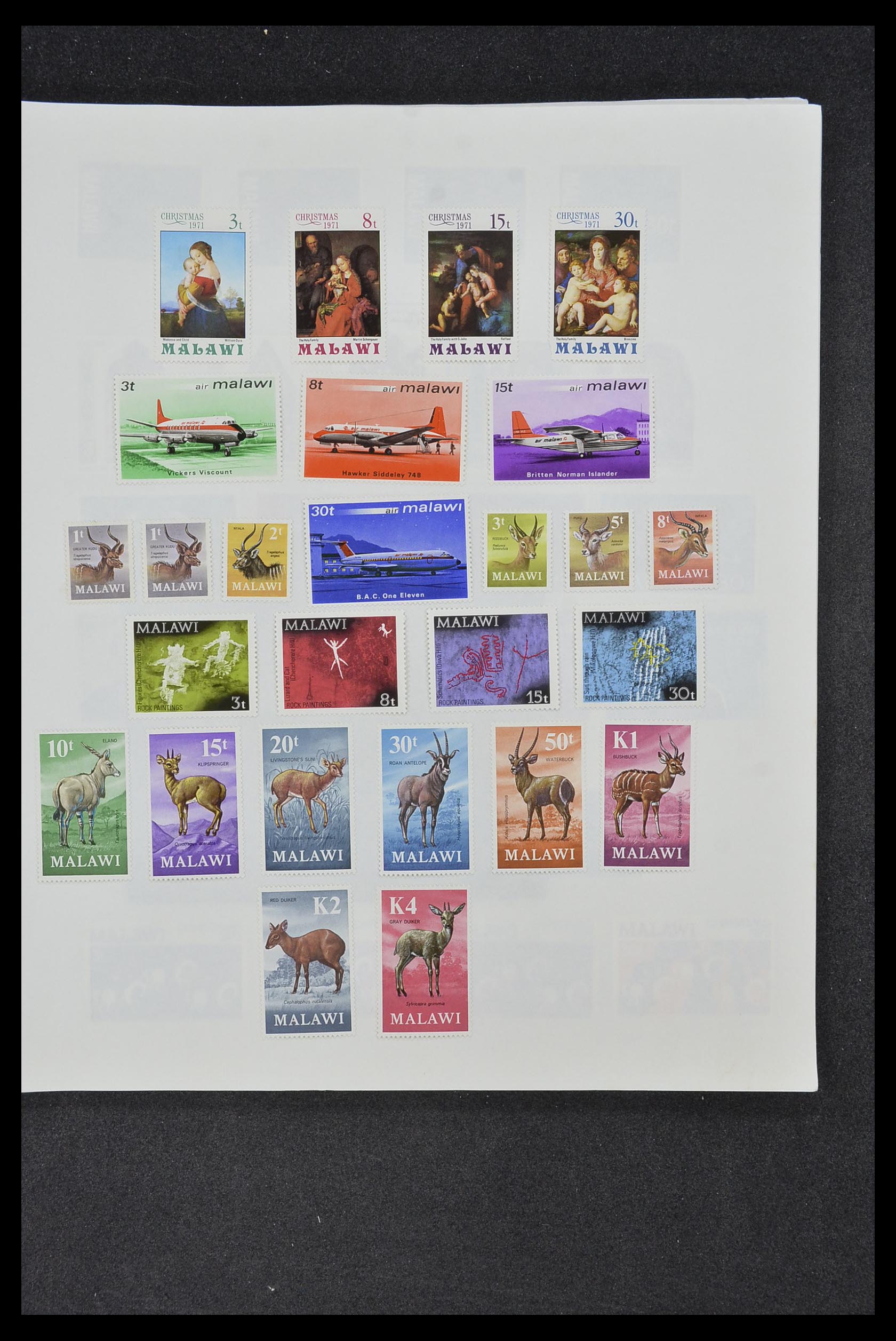 34381 039 - Postzegelverzameling 34381 Engelse koloniën 1937-1984.