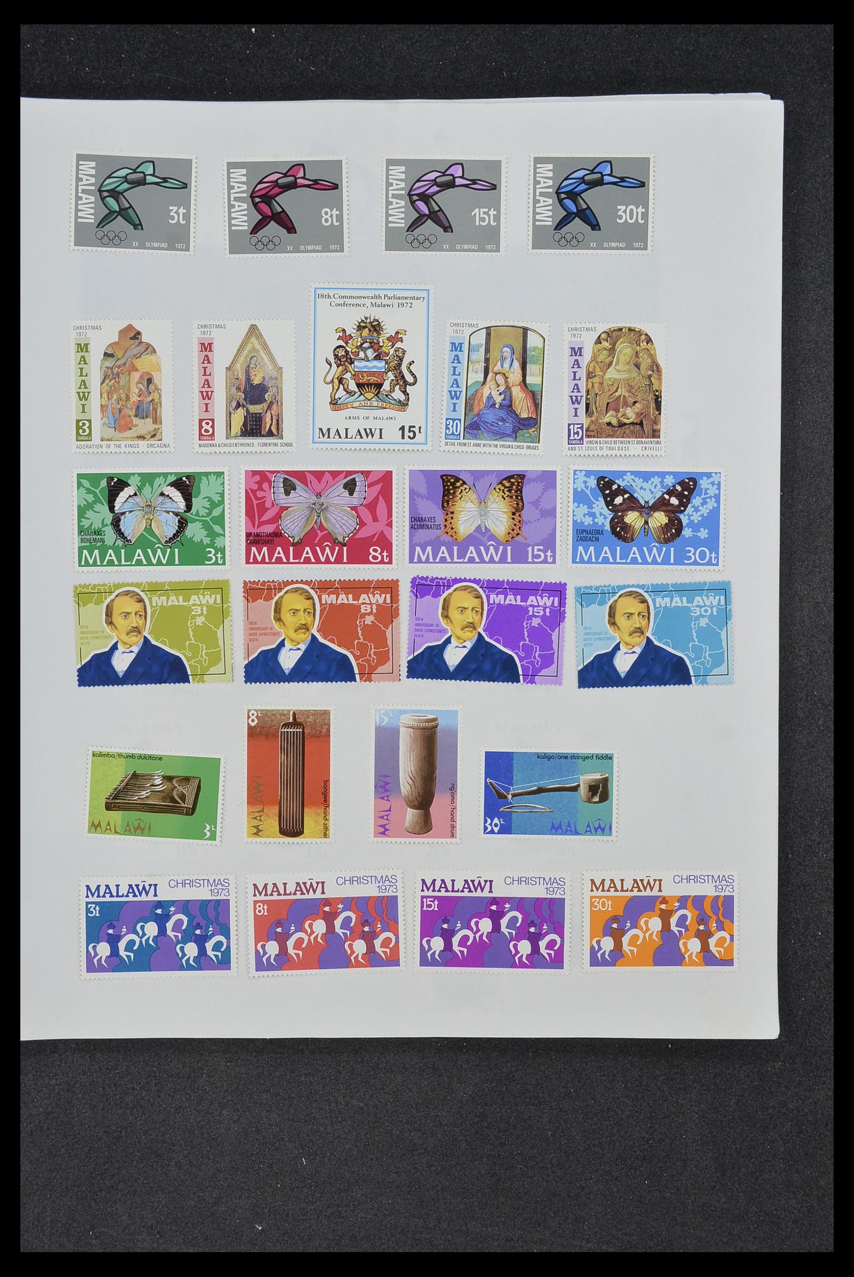34381 040 - Postzegelverzameling 34381 Engelse koloniën 1937-1984.