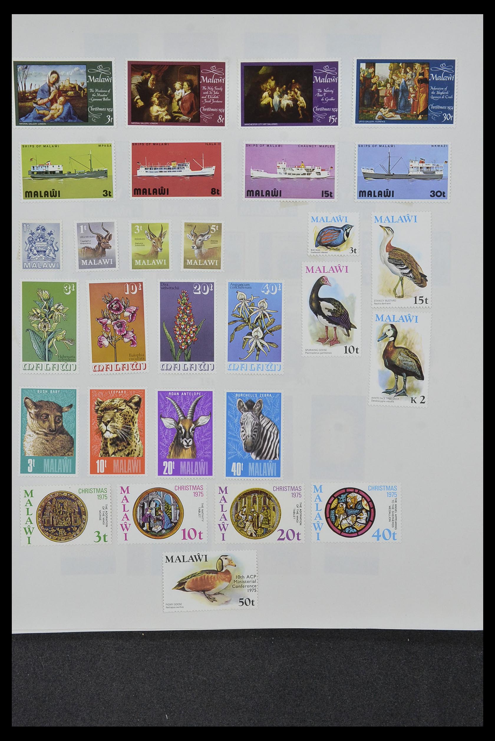 34381 045 - Postzegelverzameling 34381 Engelse koloniën 1937-1984.