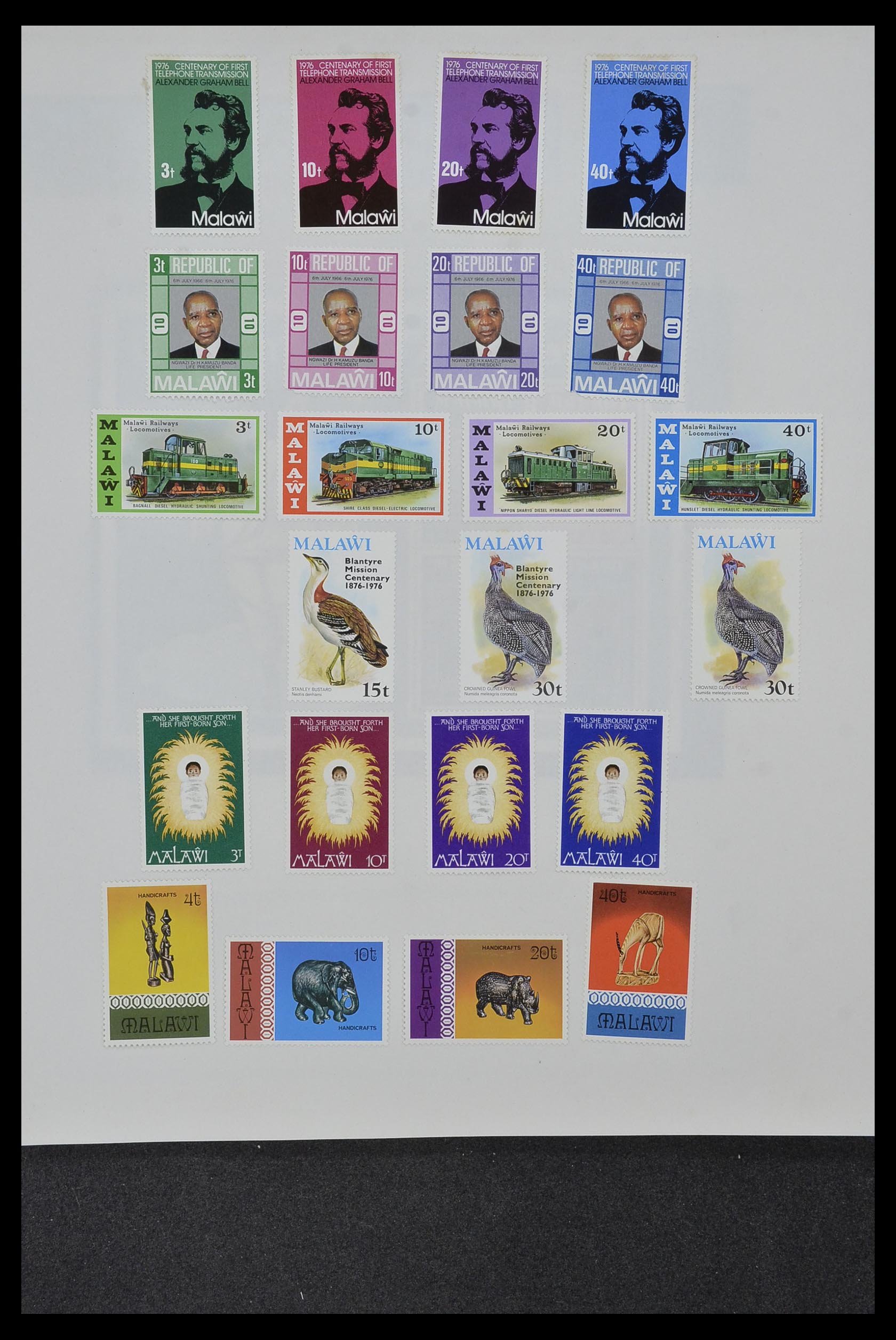 34381 046 - Postzegelverzameling 34381 Engelse koloniën 1937-1984.