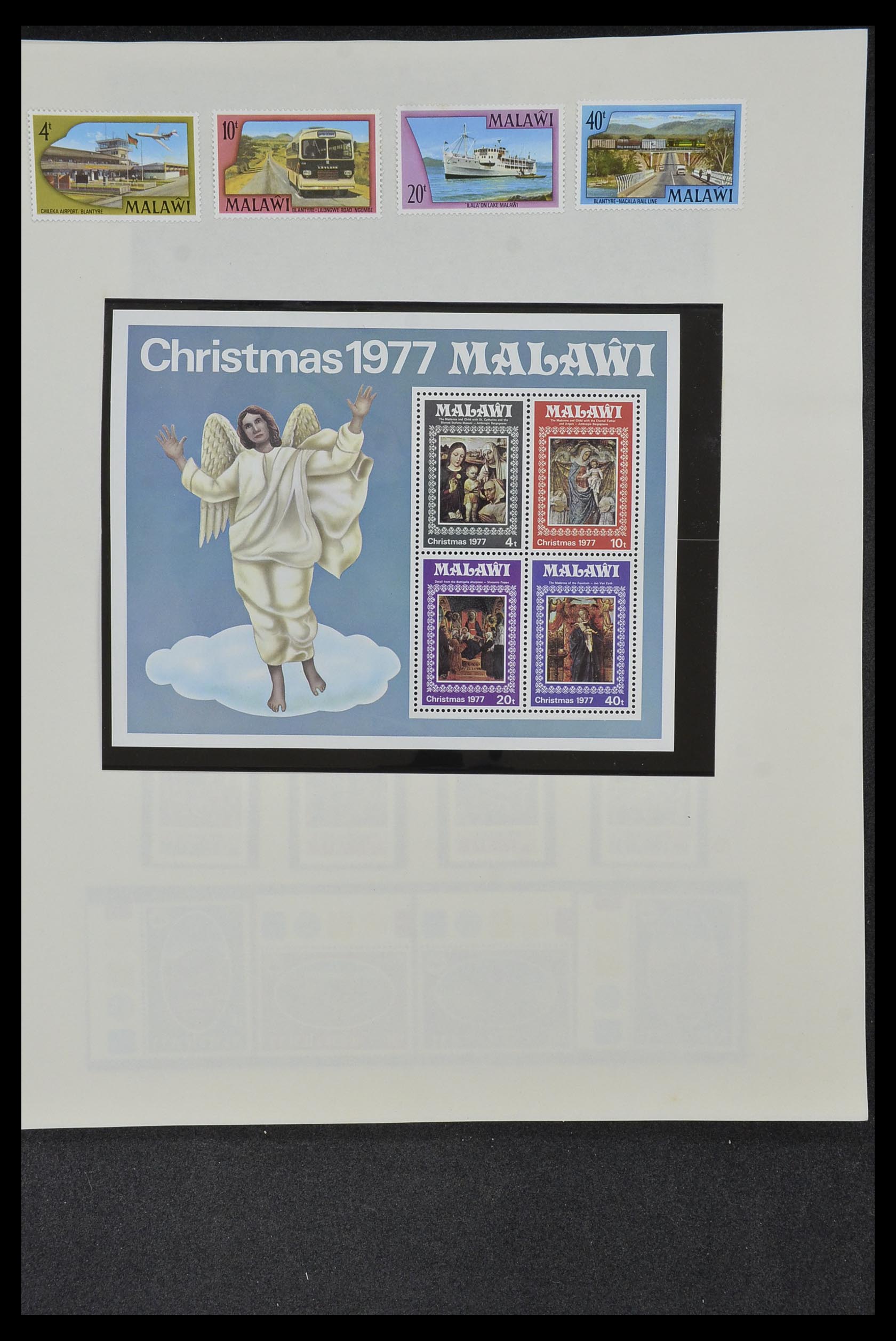 34381 047 - Postzegelverzameling 34381 Engelse koloniën 1937-1984.
