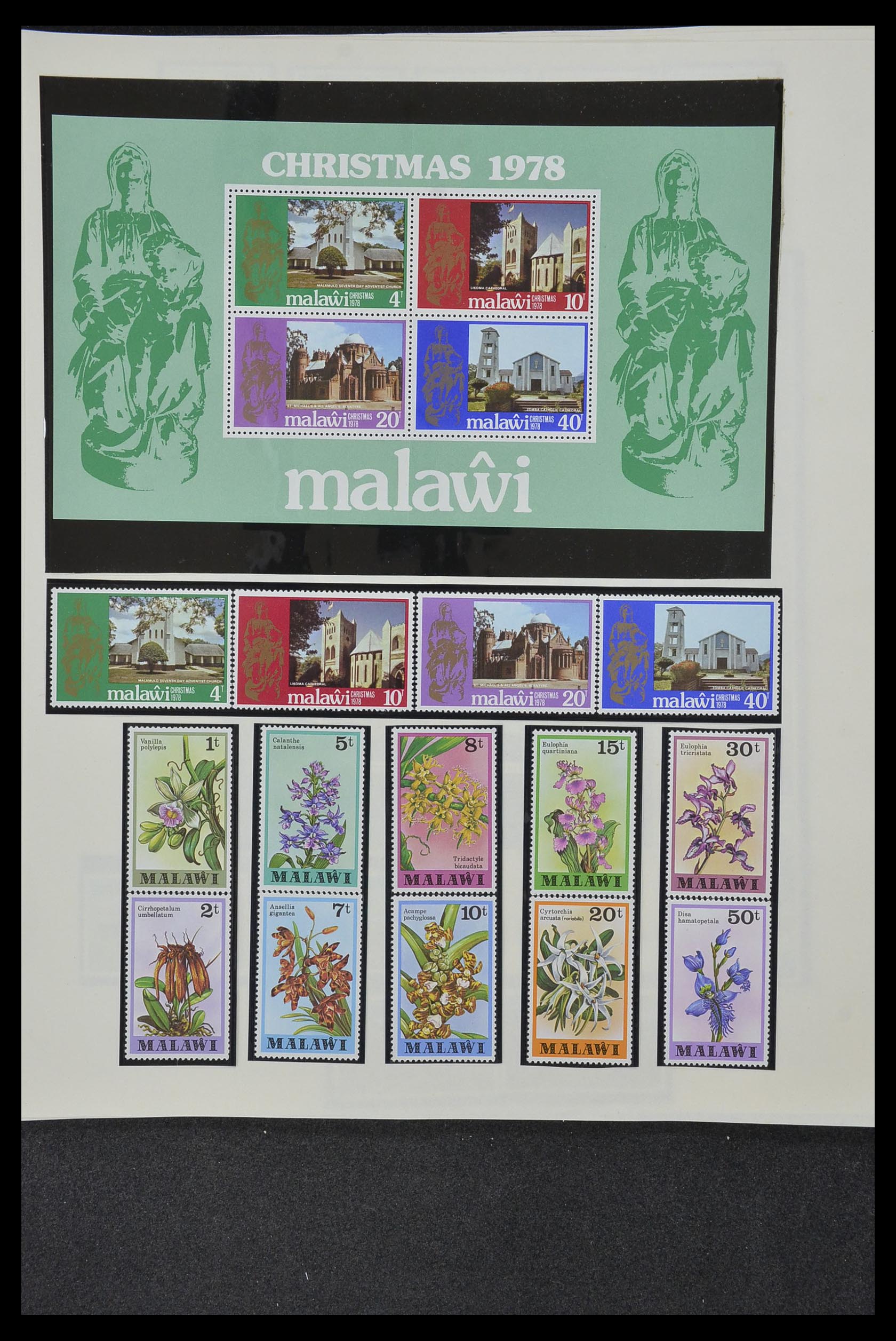 34381 050 - Postzegelverzameling 34381 Engelse koloniën 1937-1984.