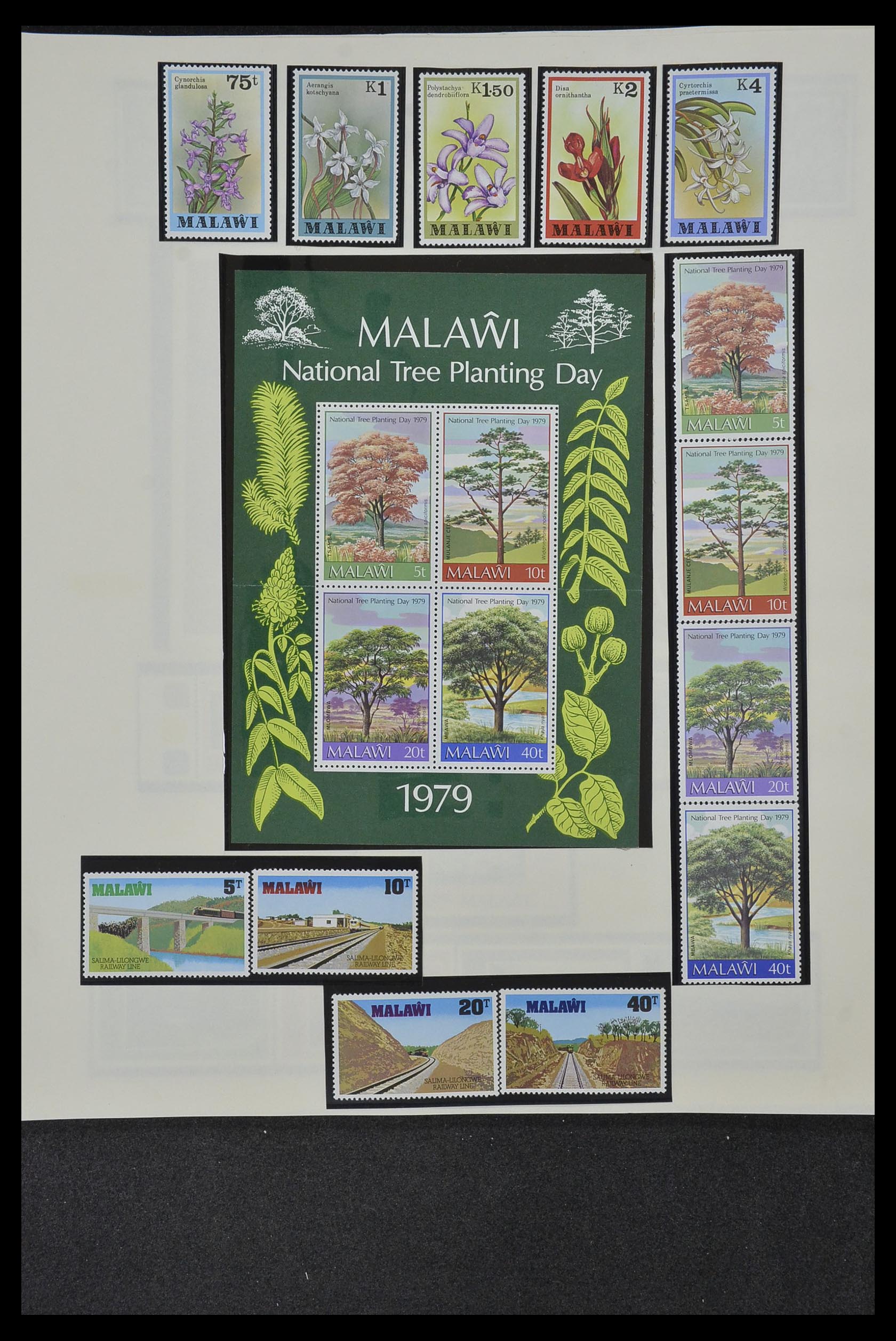 34381 051 - Postzegelverzameling 34381 Engelse koloniën 1937-1984.