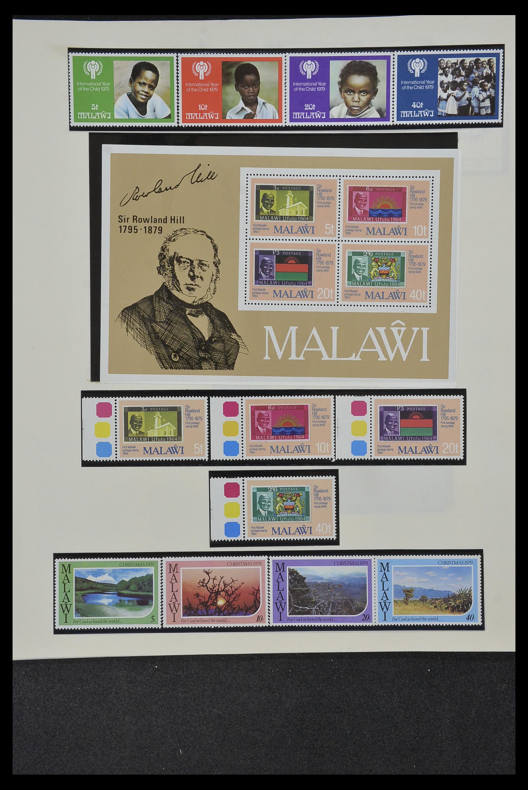 34381 052 - Postzegelverzameling 34381 Engelse koloniën 1937-1984.