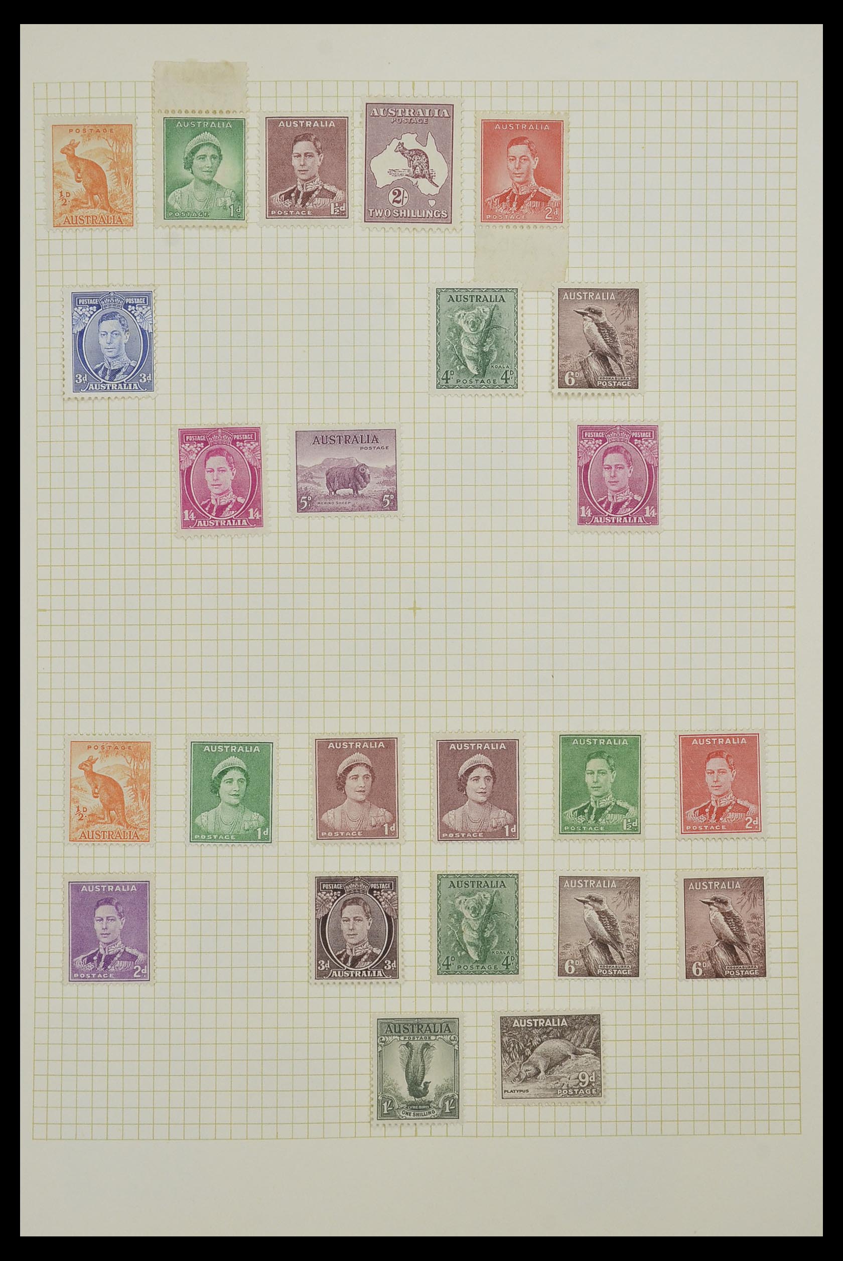 34382 001 - Postzegelverzameling 34382 Engelse koloniën 1937-2006.