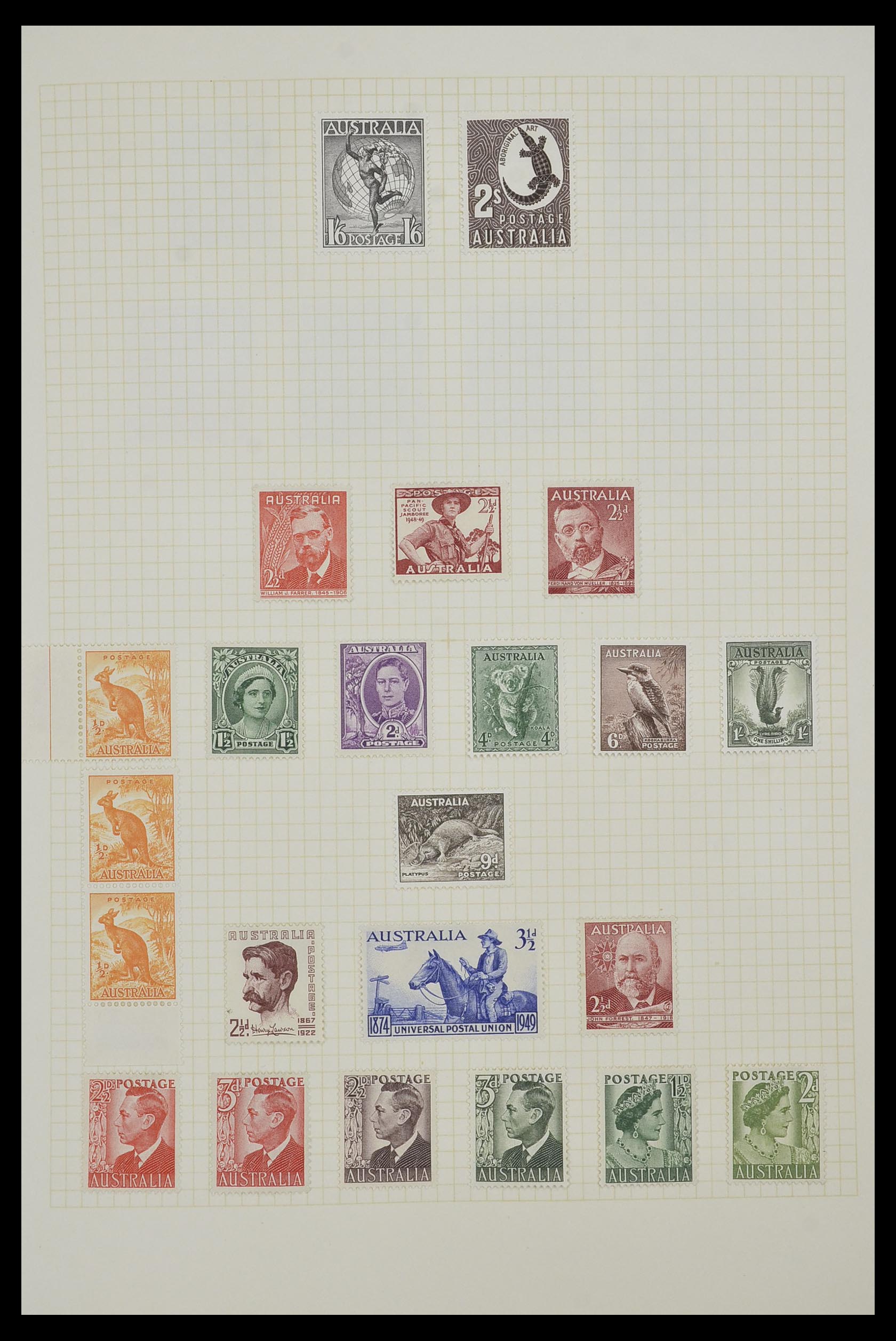 34382 007 - Postzegelverzameling 34382 Engelse koloniën 1937-2006.
