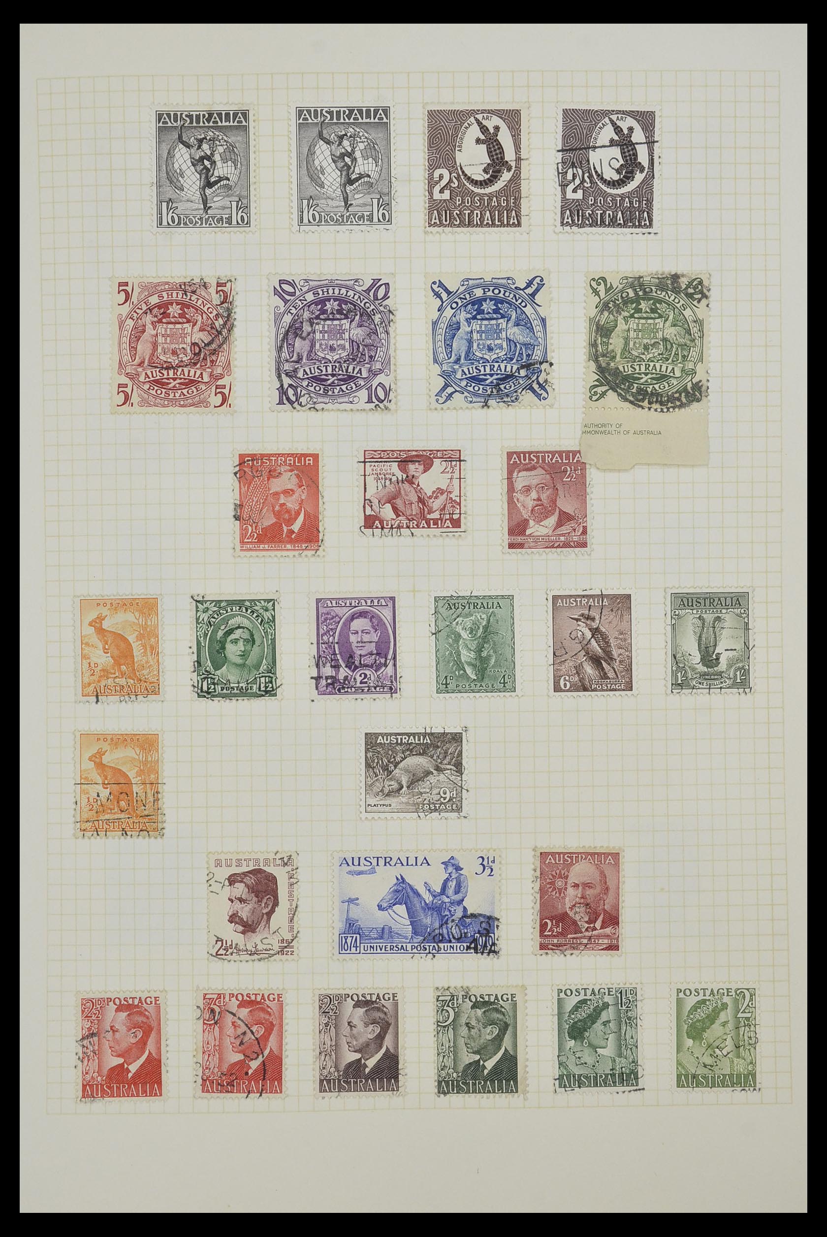34382 008 - Postzegelverzameling 34382 Engelse koloniën 1937-2006.