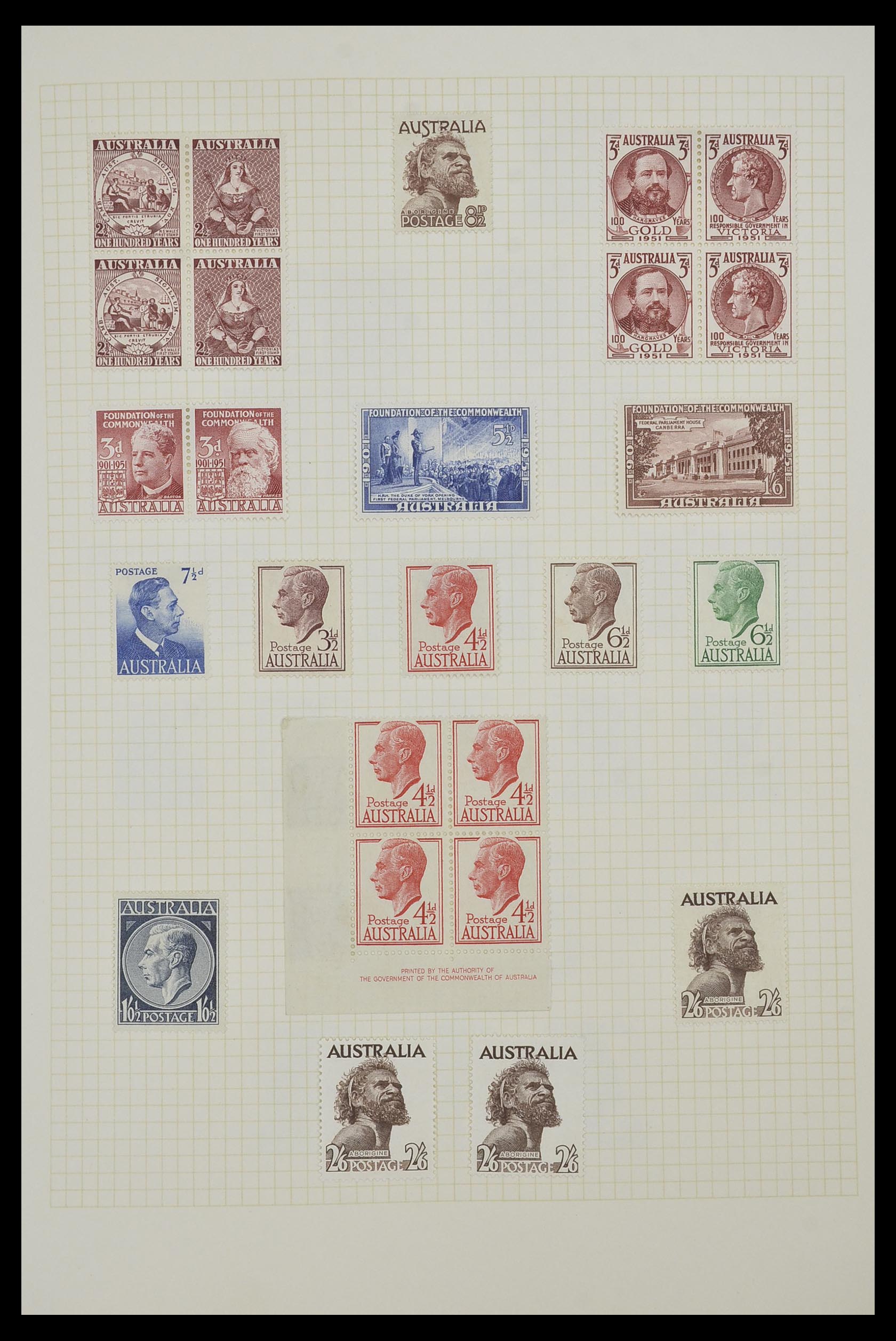 34382 009 - Postzegelverzameling 34382 Engelse koloniën 1937-2006.