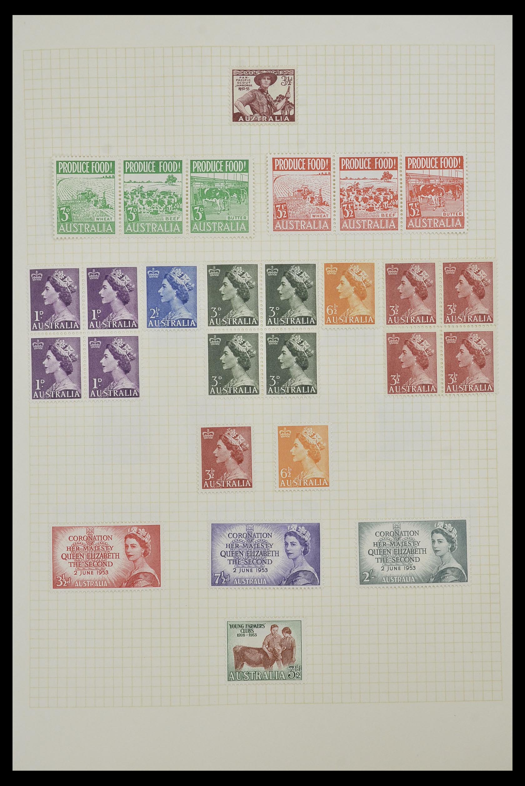 34382 011 - Postzegelverzameling 34382 Engelse koloniën 1937-2006.