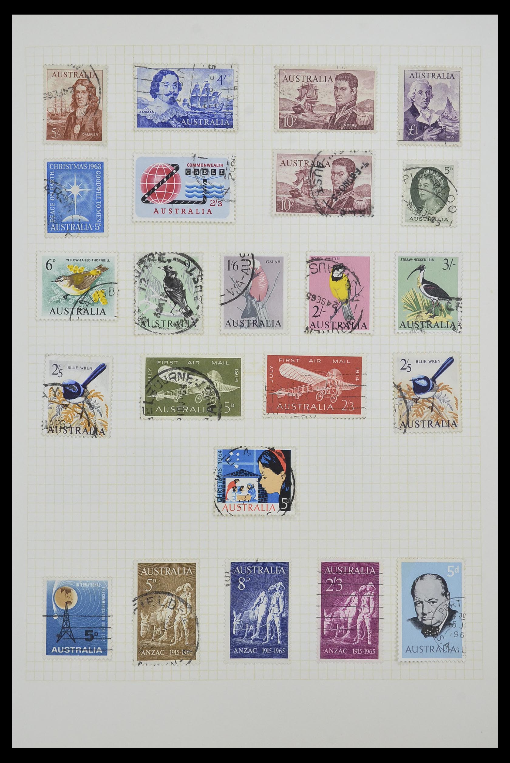 34382 022 - Postzegelverzameling 34382 Engelse koloniën 1937-2006.