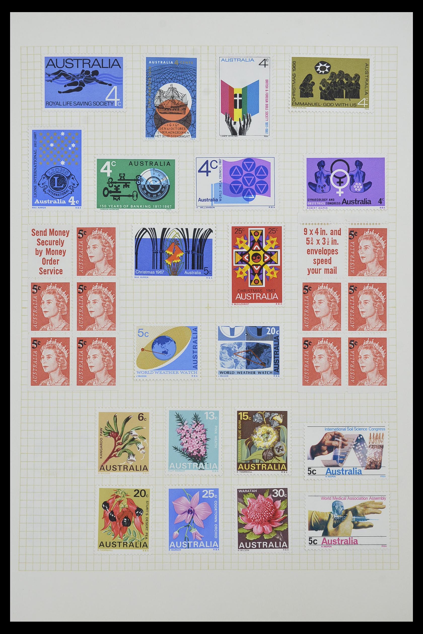34382 025 - Postzegelverzameling 34382 Engelse koloniën 1937-2006.