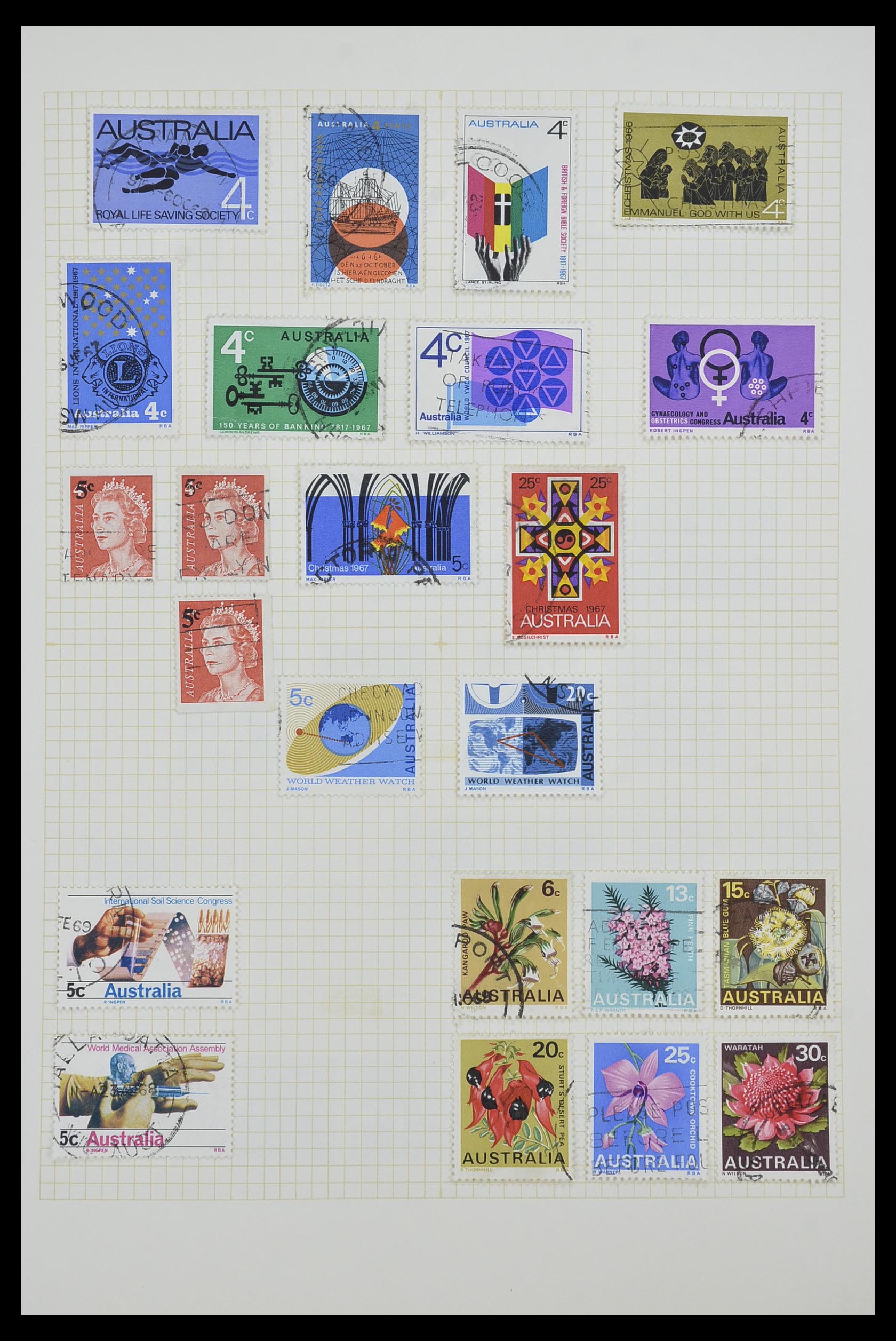 34382 026 - Postzegelverzameling 34382 Engelse koloniën 1937-2006.