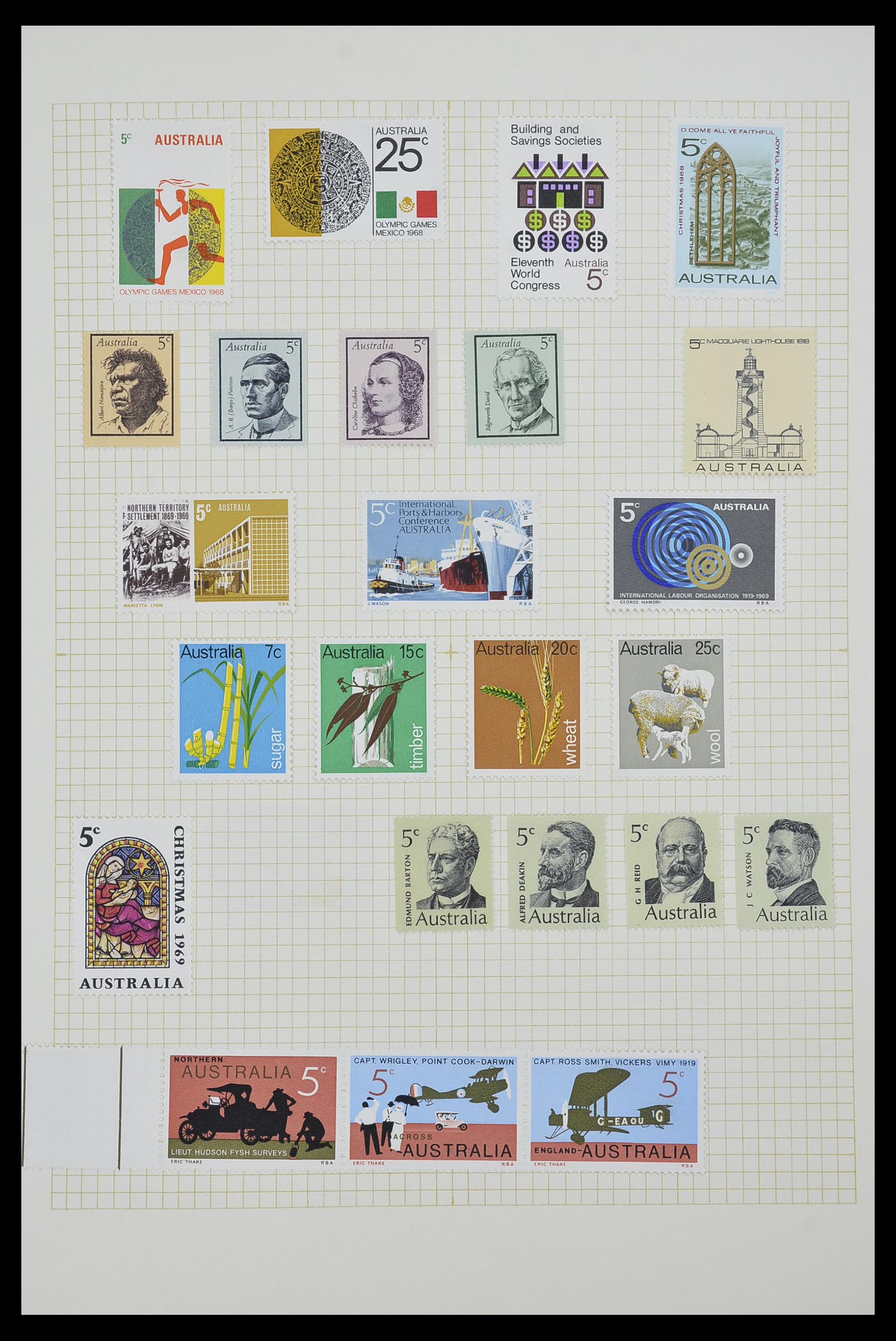 34382 027 - Postzegelverzameling 34382 Engelse koloniën 1937-2006.