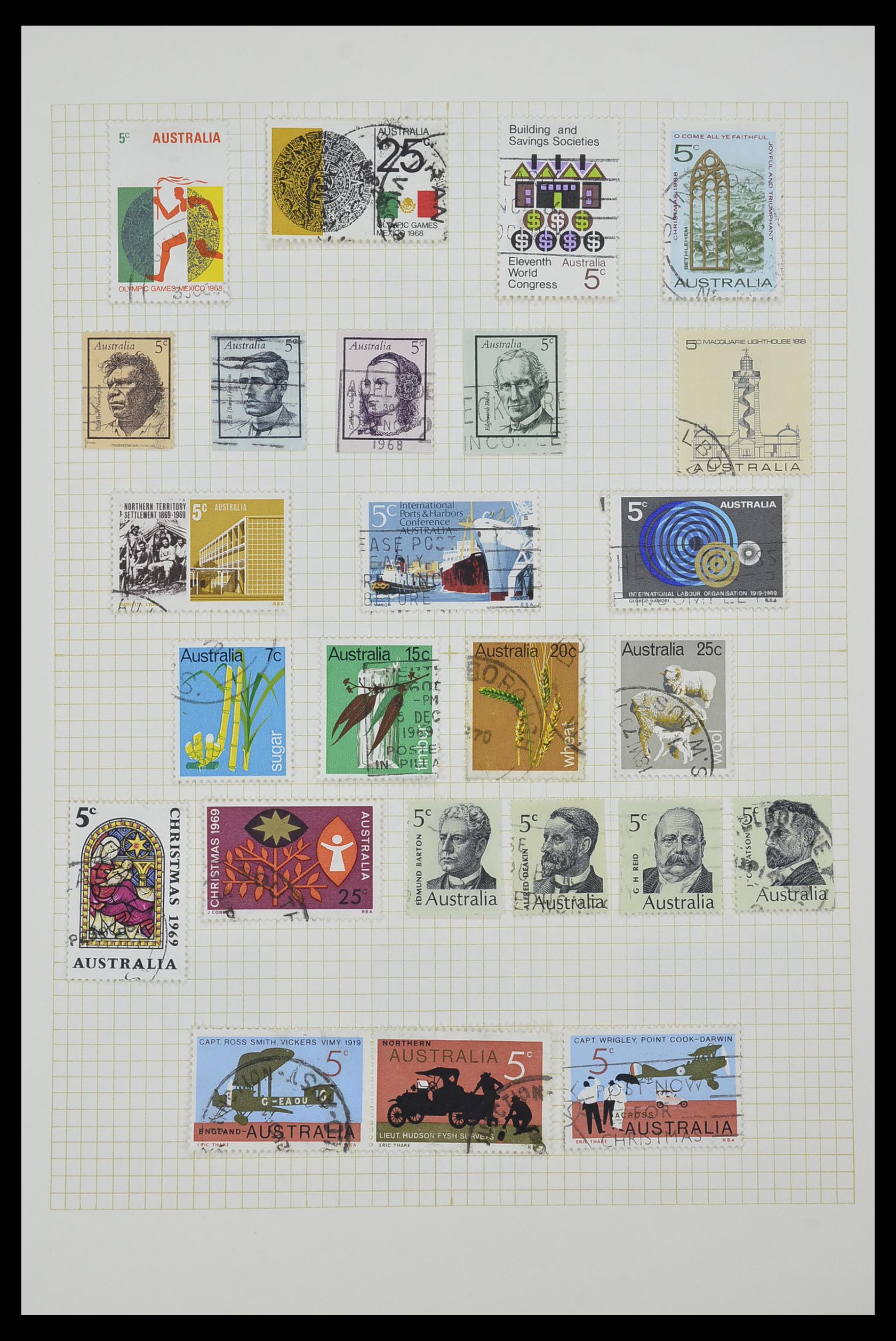 34382 028 - Postzegelverzameling 34382 Engelse koloniën 1937-2006.