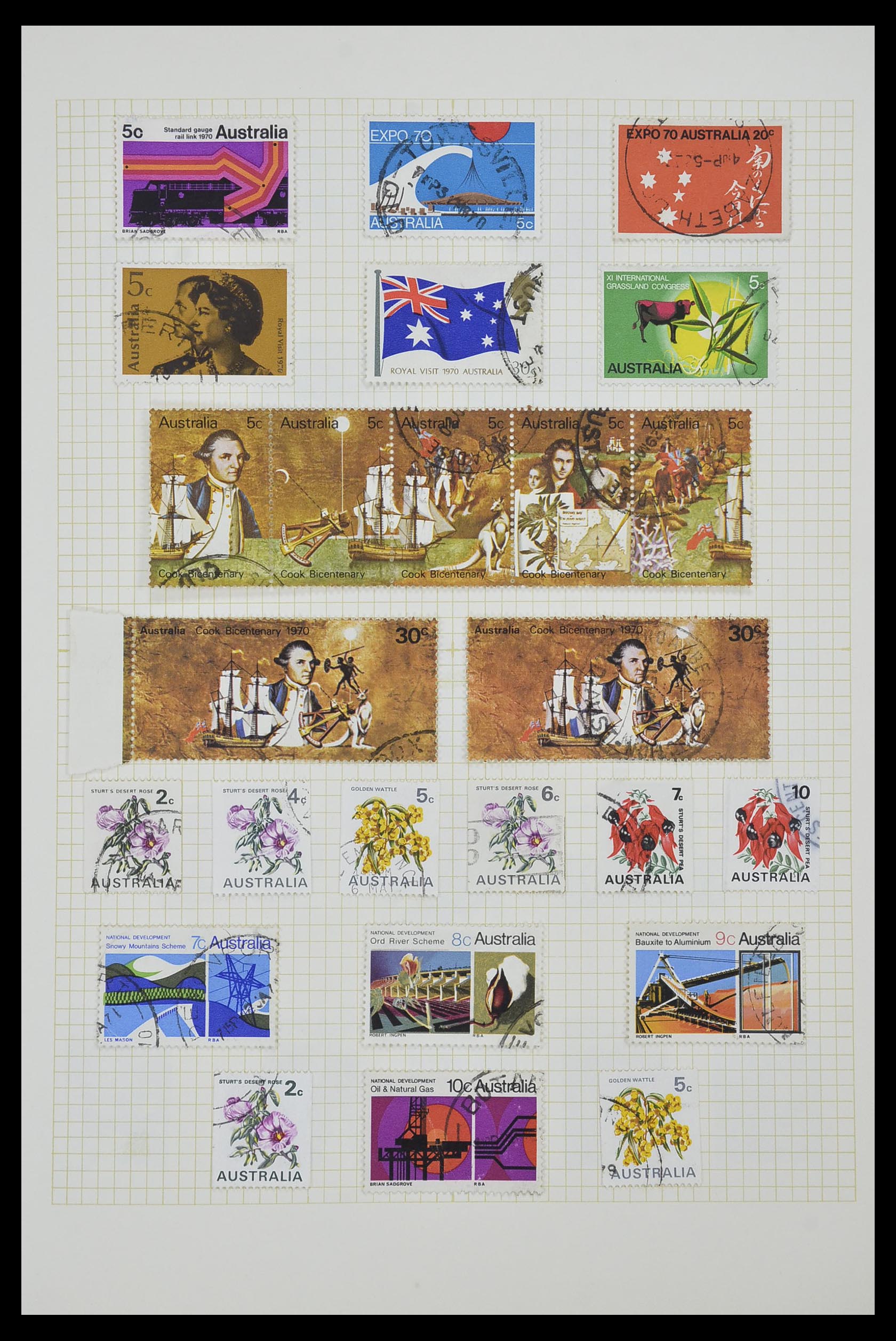 34382 030 - Postzegelverzameling 34382 Engelse koloniën 1937-2006.