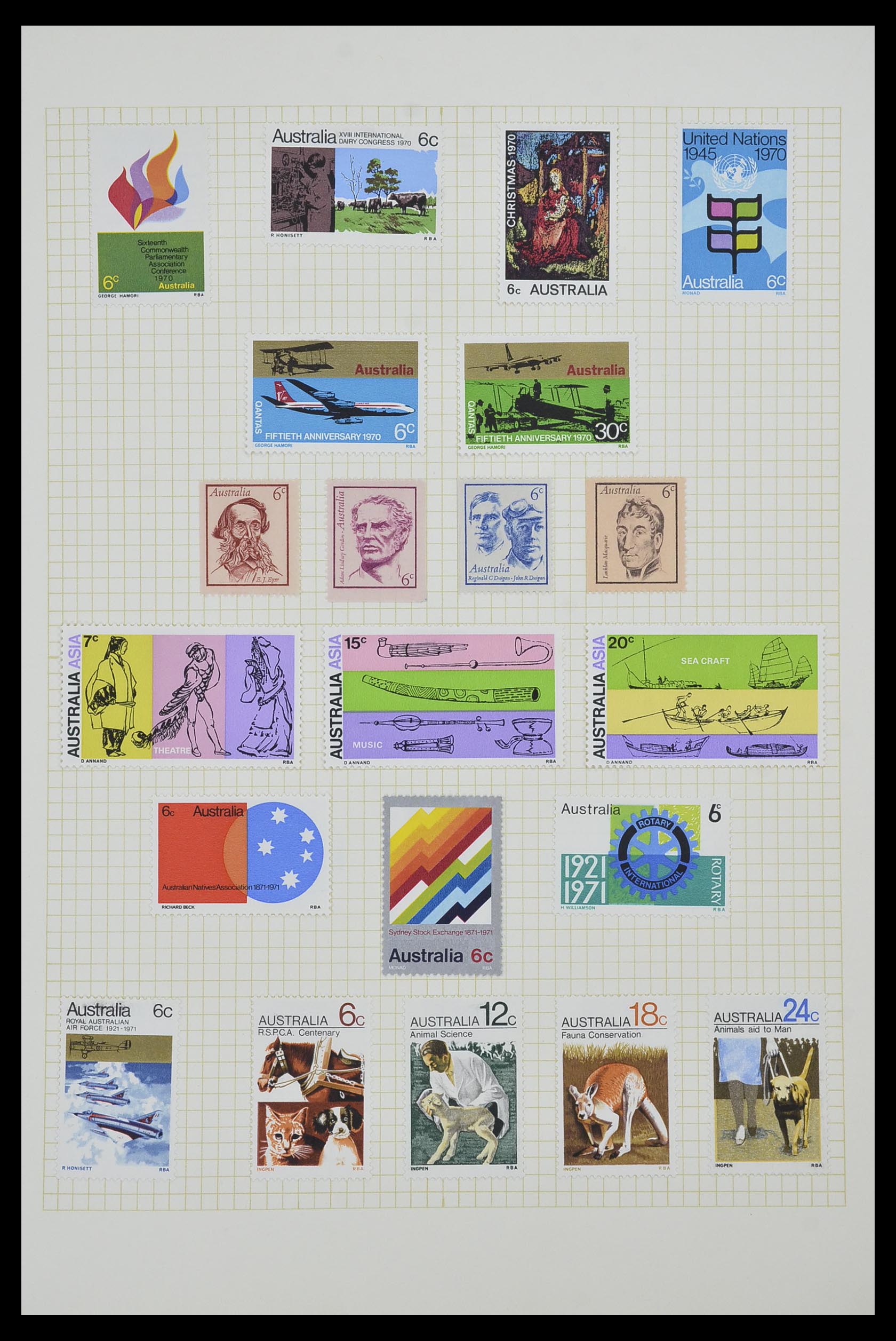 34382 031 - Postzegelverzameling 34382 Engelse koloniën 1937-2006.