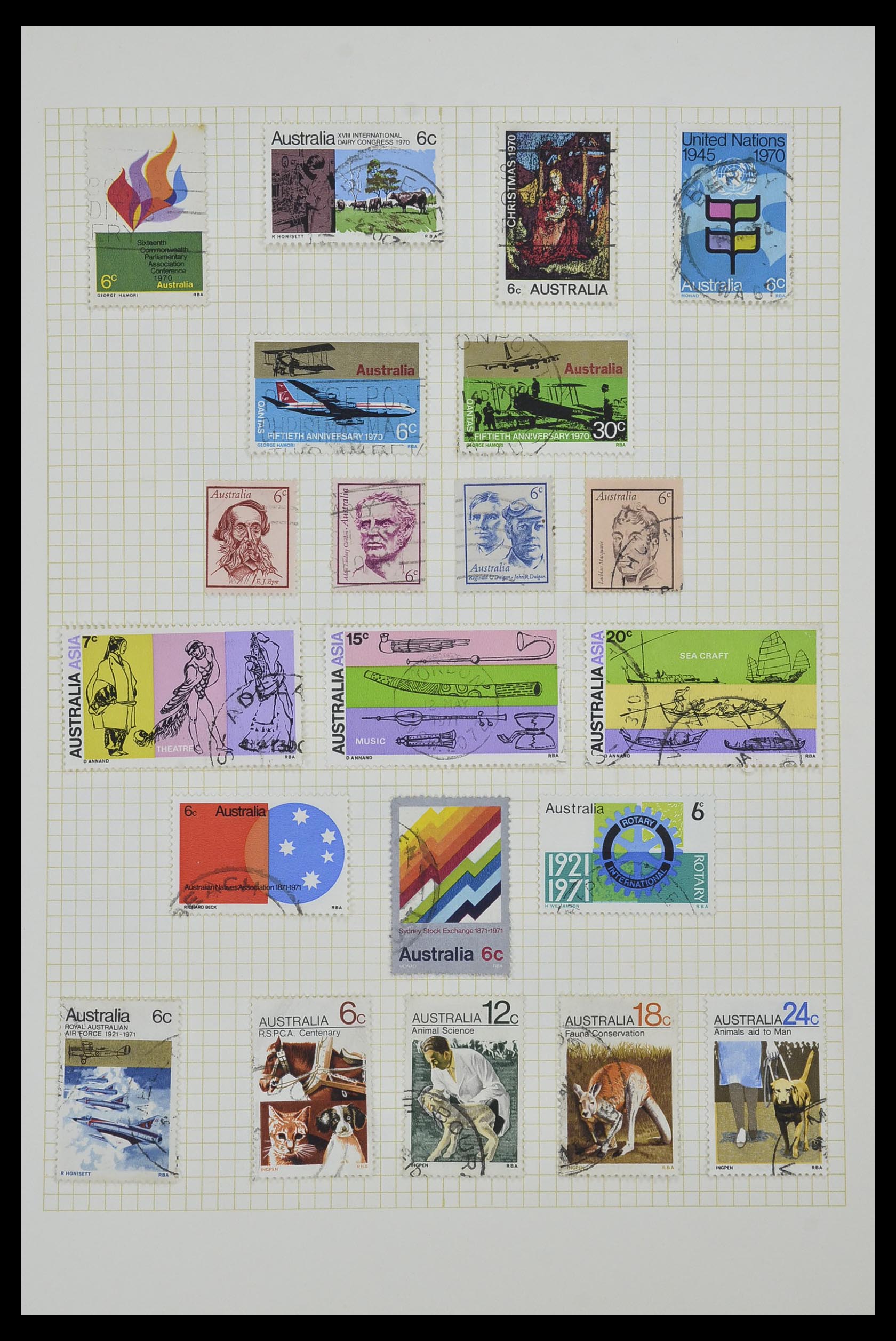 34382 032 - Postzegelverzameling 34382 Engelse koloniën 1937-2006.