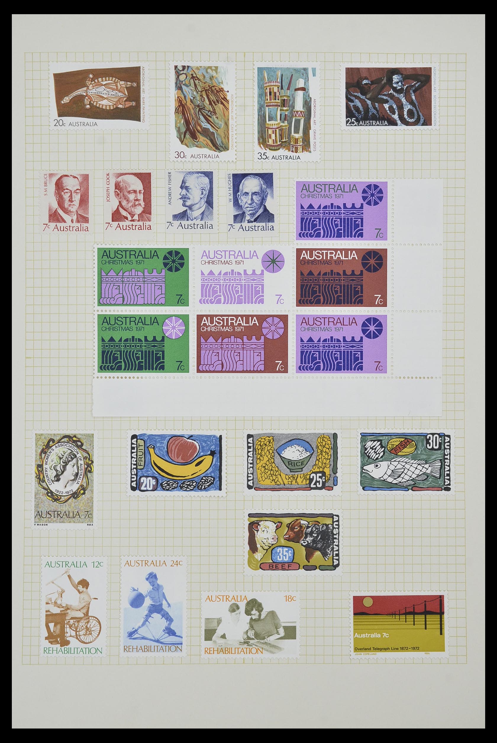 34382 033 - Postzegelverzameling 34382 Engelse koloniën 1937-2006.