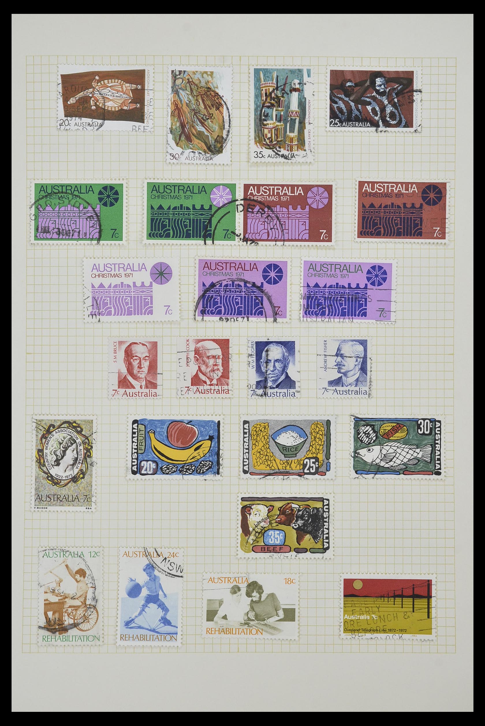 34382 035 - Postzegelverzameling 34382 Engelse koloniën 1937-2006.