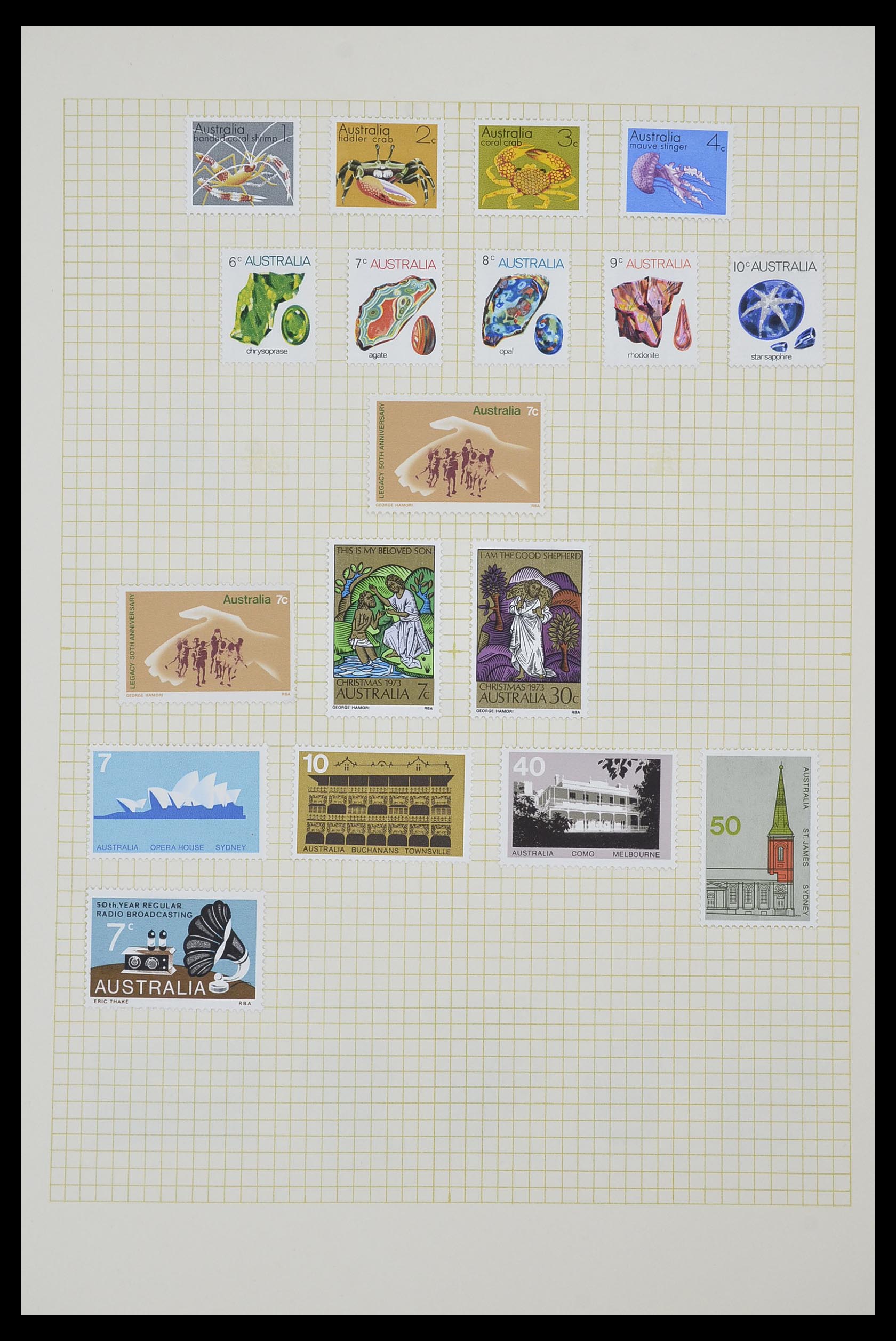34382 038 - Postzegelverzameling 34382 Engelse koloniën 1937-2006.