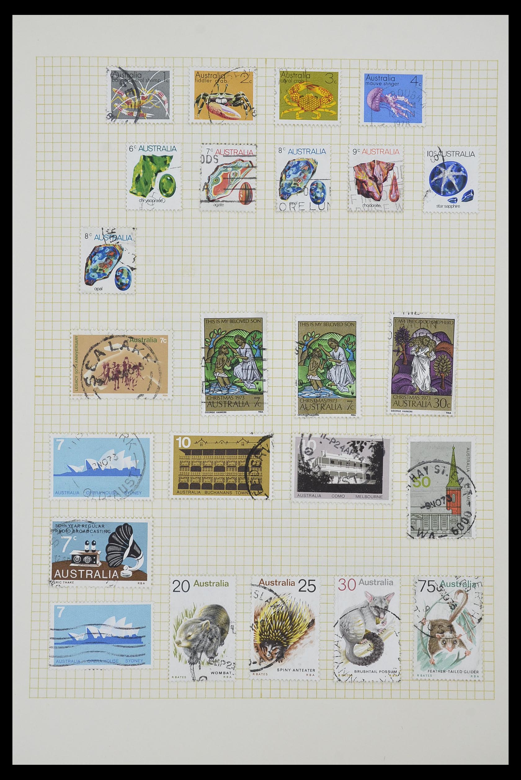 34382 039 - Postzegelverzameling 34382 Engelse koloniën 1937-2006.