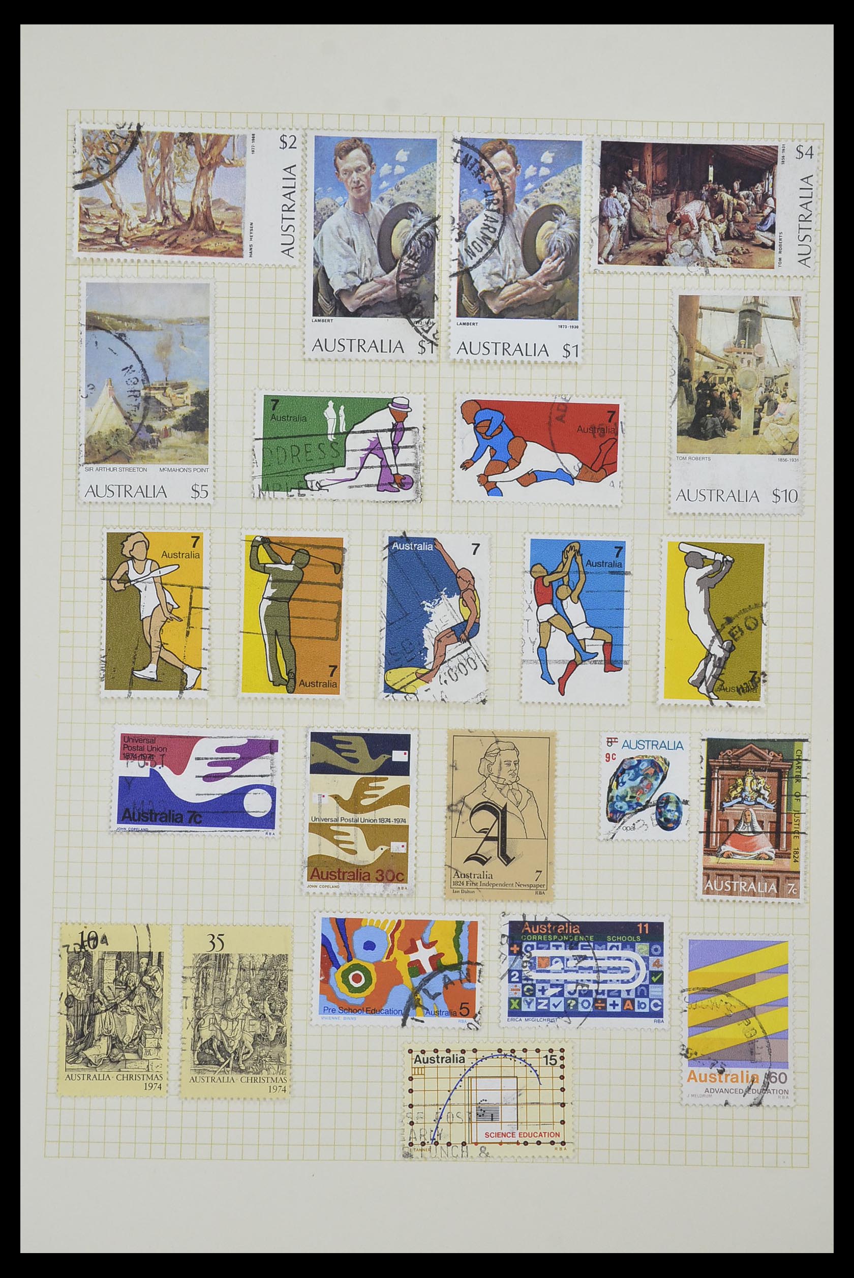 34382 041 - Postzegelverzameling 34382 Engelse koloniën 1937-2006.