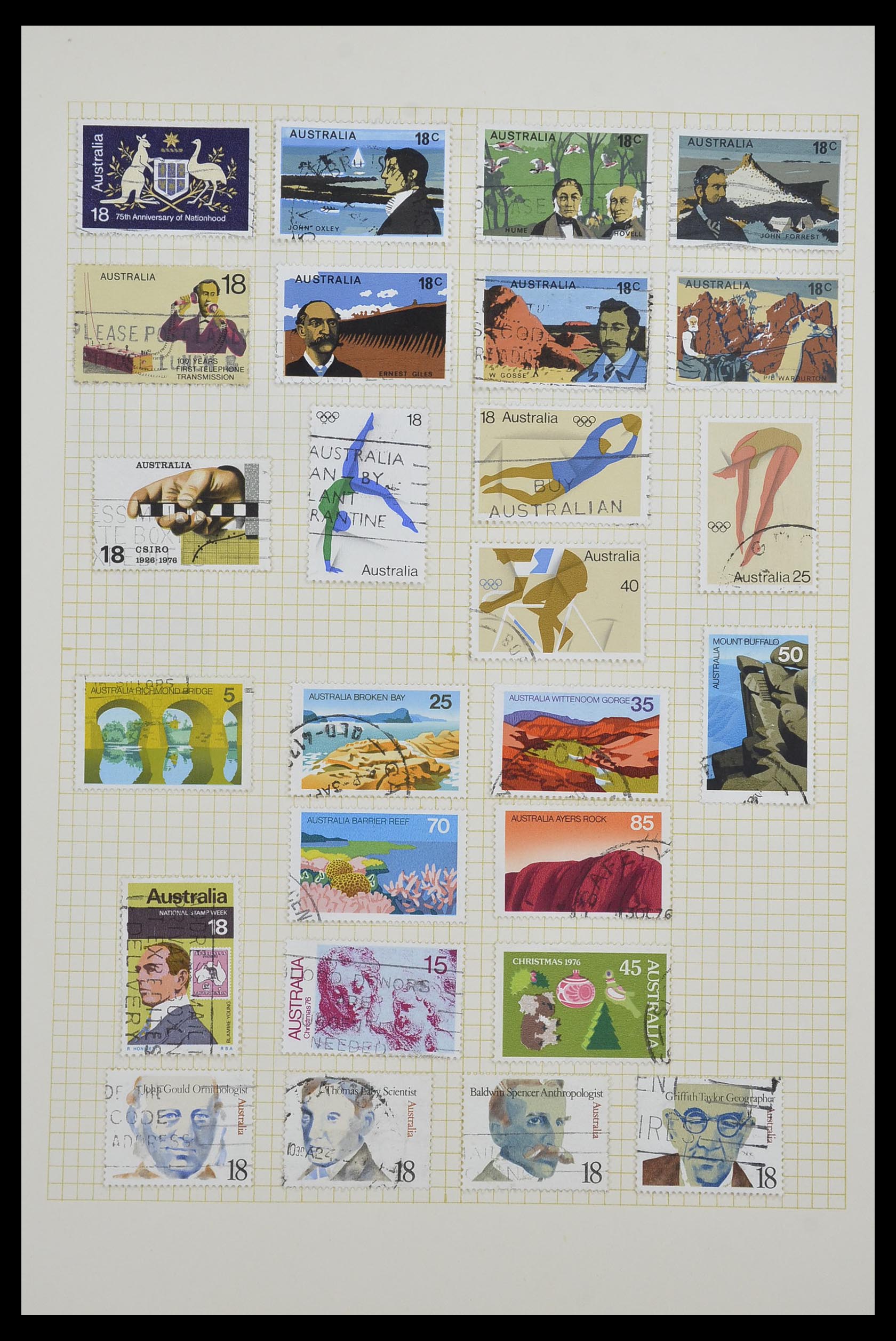 34382 047 - Postzegelverzameling 34382 Engelse koloniën 1937-2006.