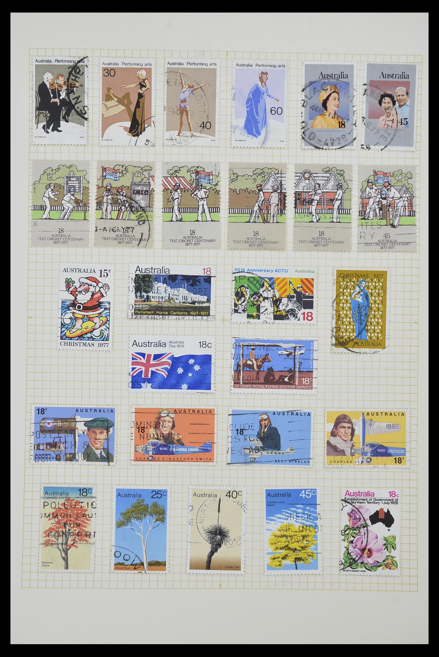 34382 049 - Postzegelverzameling 34382 Engelse koloniën 1937-2006.