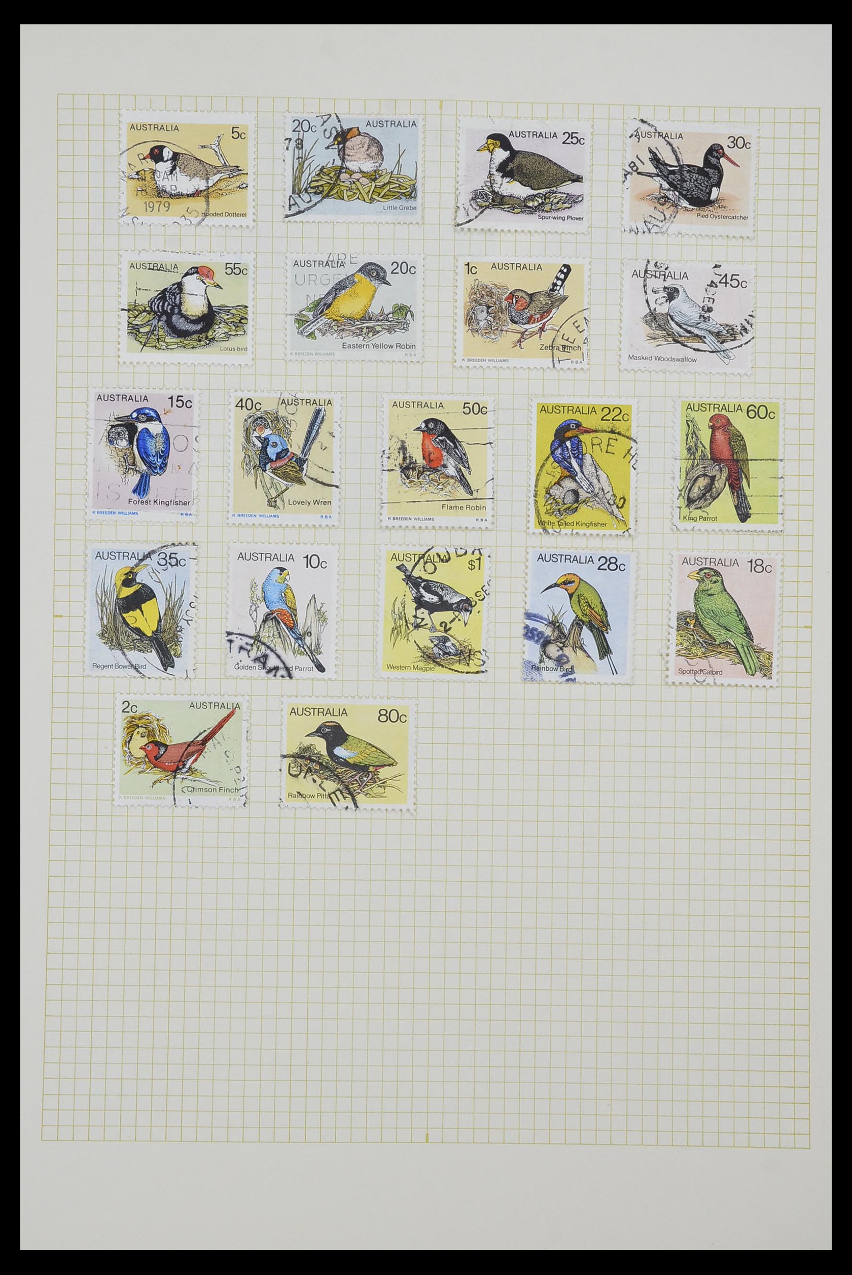 34382 051 - Postzegelverzameling 34382 Engelse koloniën 1937-2006.
