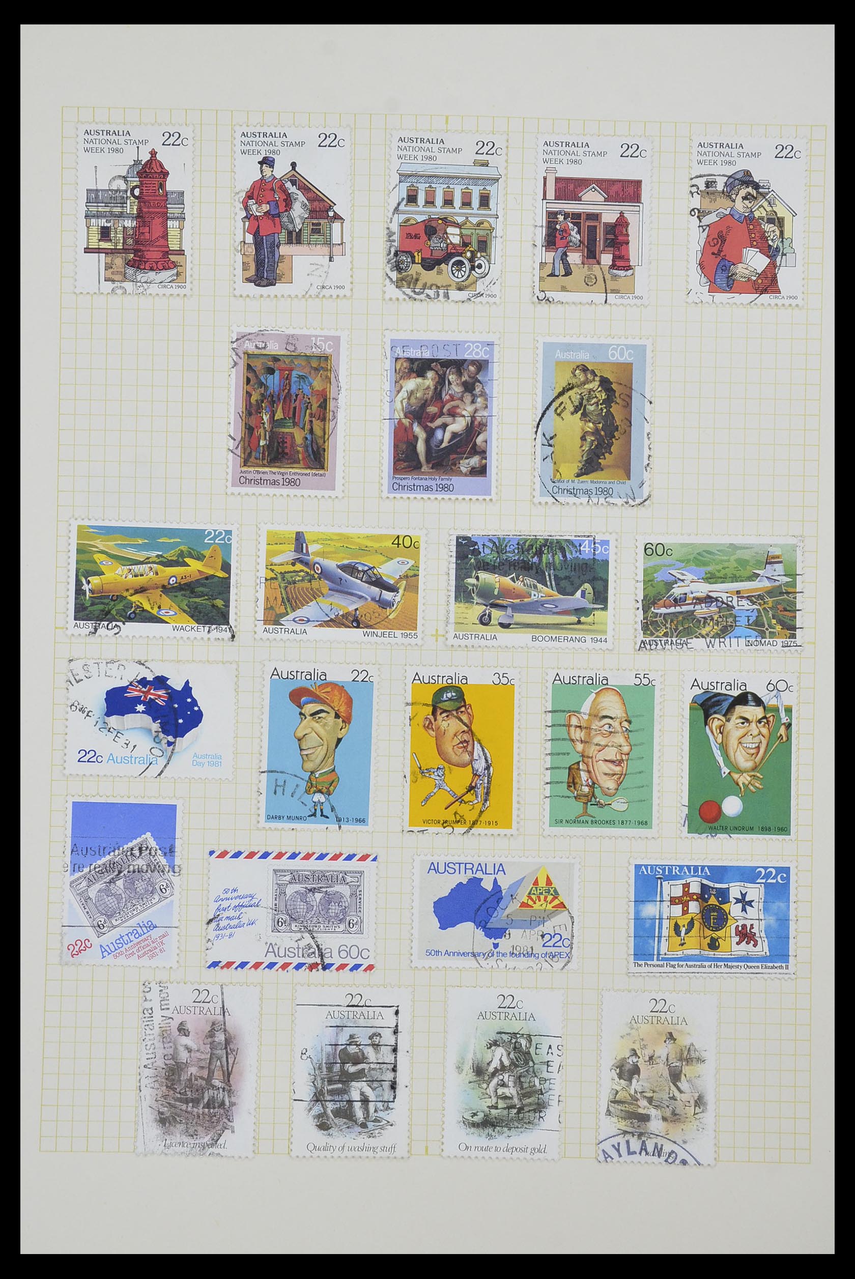 34382 056 - Postzegelverzameling 34382 Engelse koloniën 1937-2006.