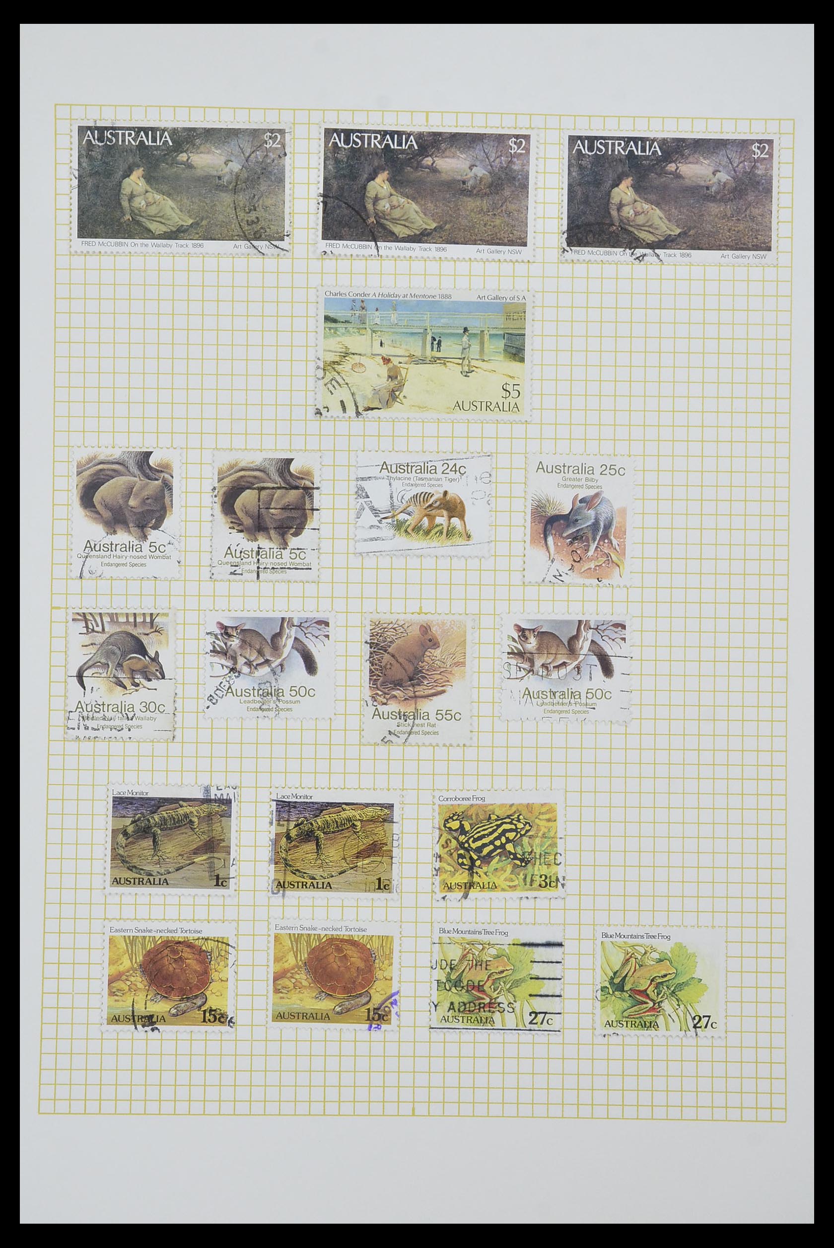 34382 058 - Postzegelverzameling 34382 Engelse koloniën 1937-2006.