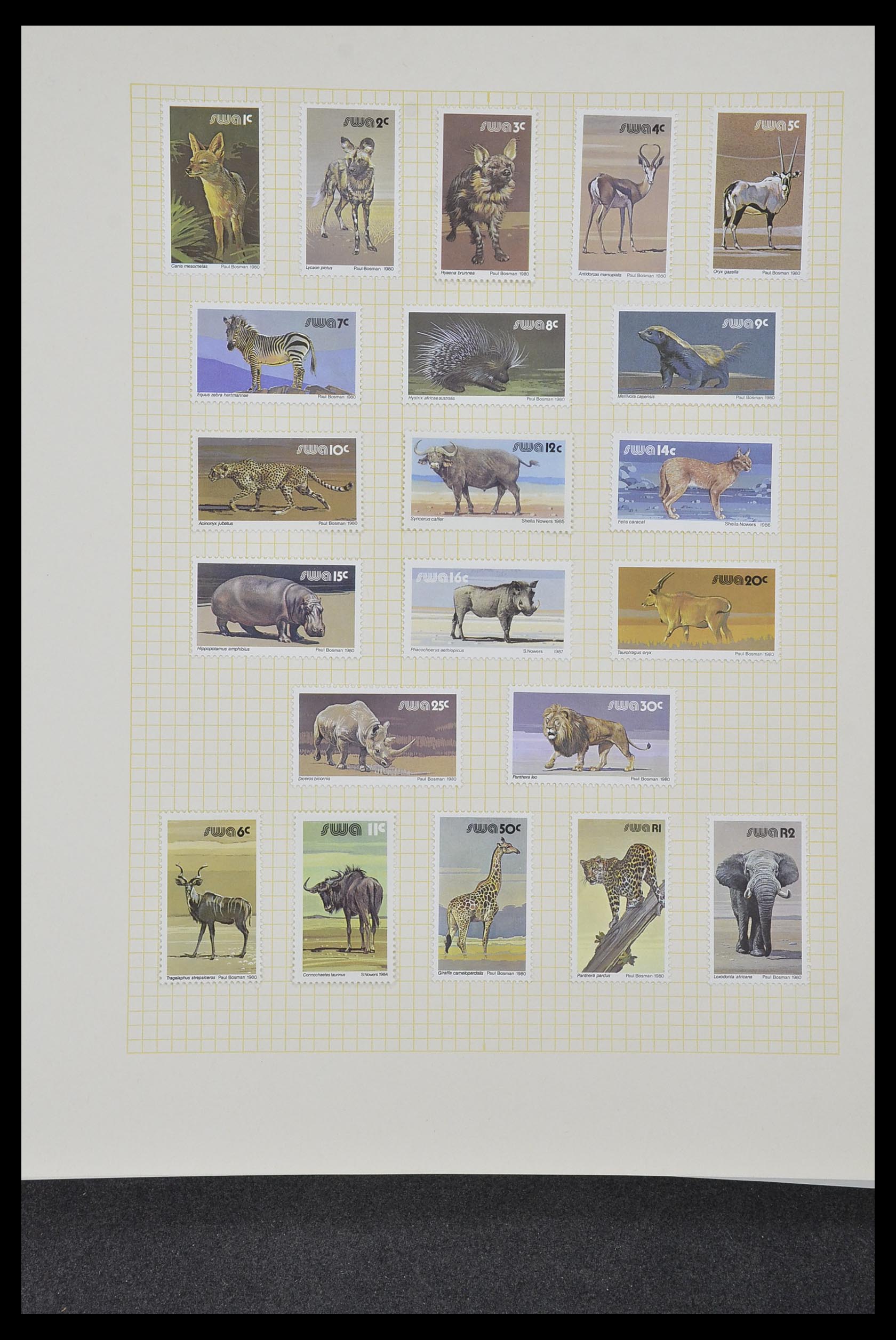 34382 455 - Stamp collection 34382 British colonies 1937-2006.