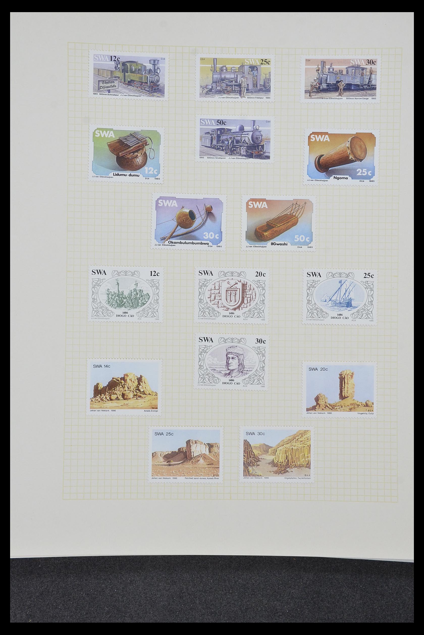34382 467 - Stamp collection 34382 British colonies 1937-2006.