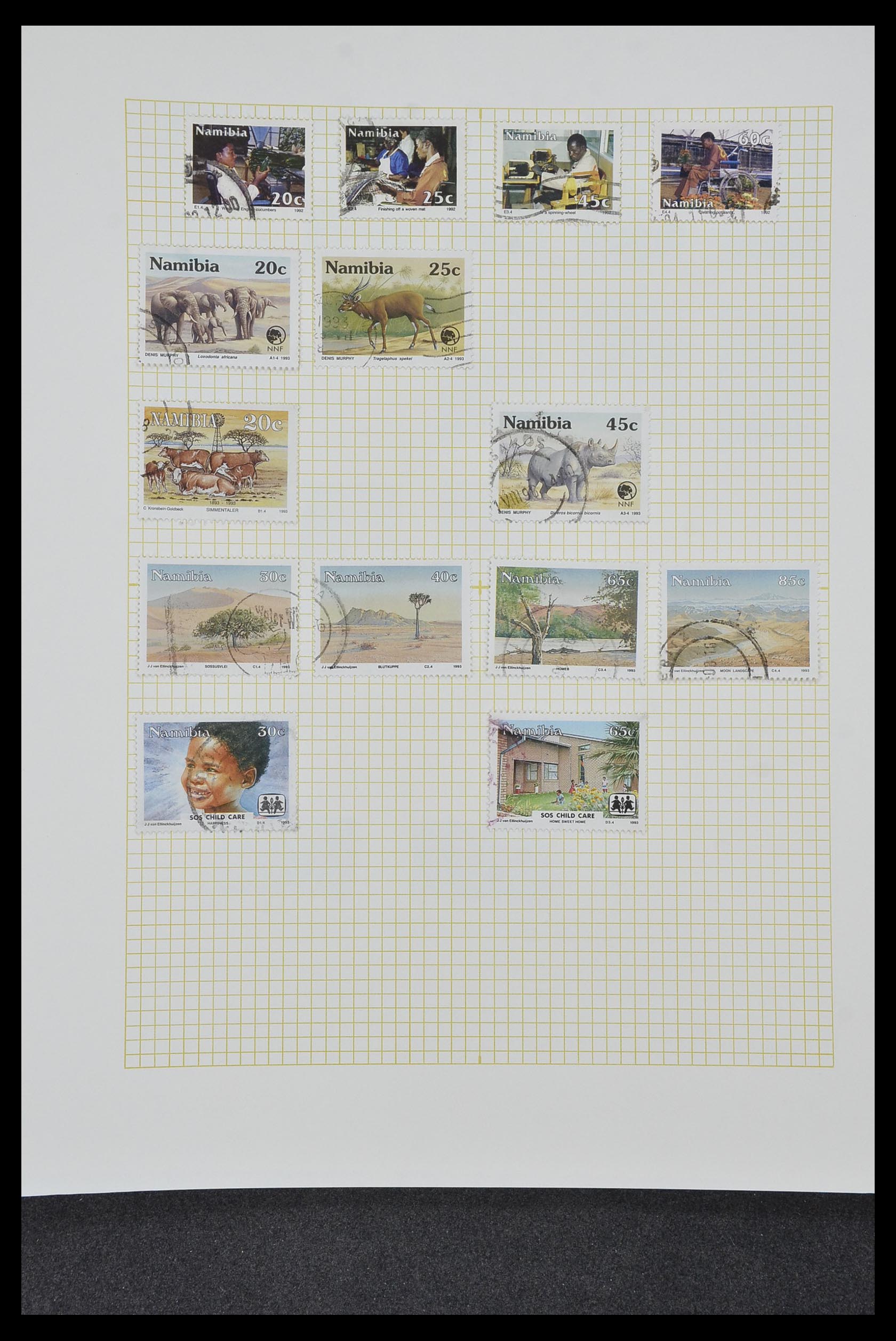 34382 483 - Postzegelverzameling 34382 Engelse koloniën 1937-2006.