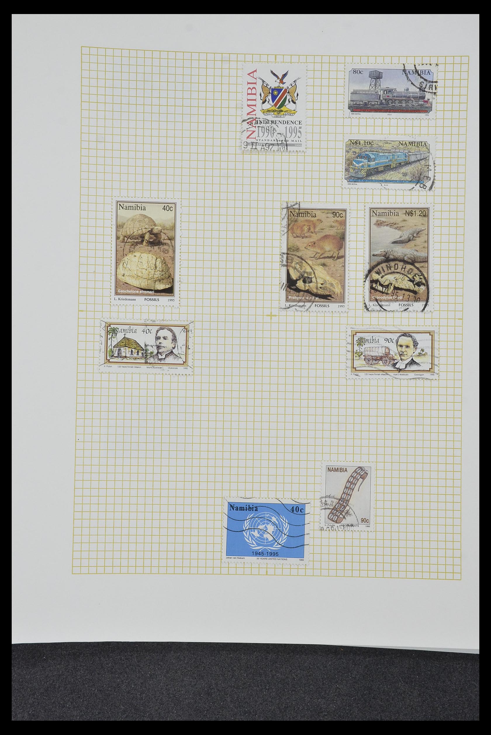 34382 486 - Postzegelverzameling 34382 Engelse koloniën 1937-2006.
