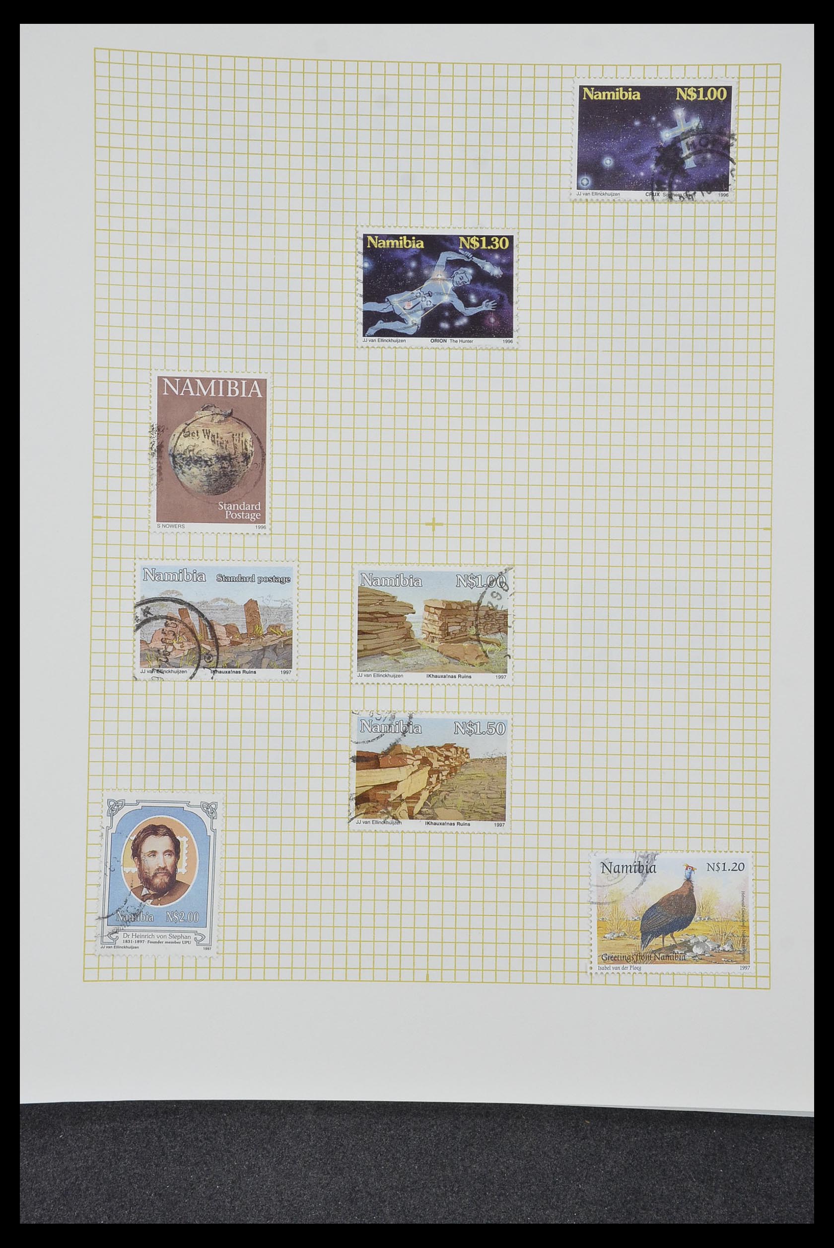 34382 488 - Postzegelverzameling 34382 Engelse koloniën 1937-2006.