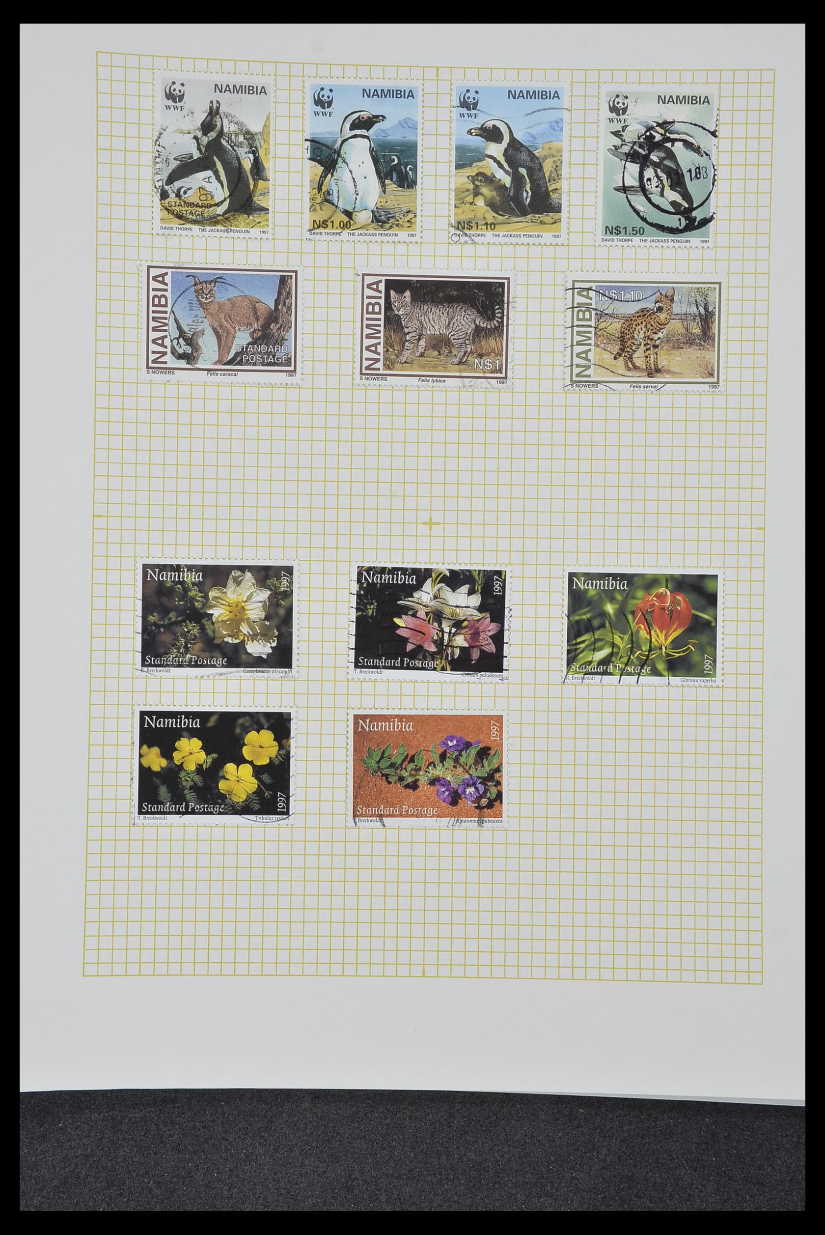 34382 489 - Postzegelverzameling 34382 Engelse koloniën 1937-2006.