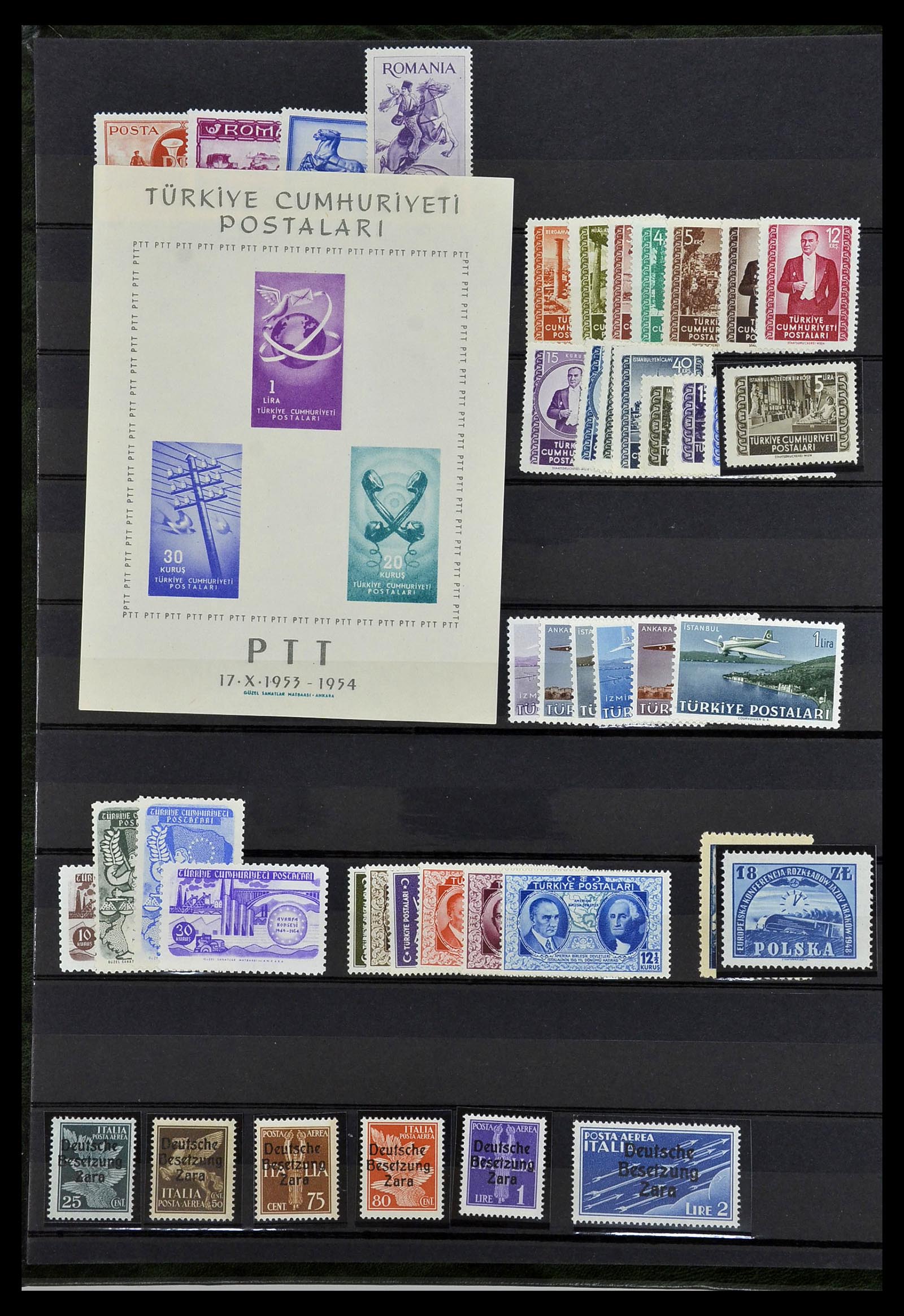 34385 006 - Postzegelverzameling 34385 Wereld betere zegels 1852-1950.