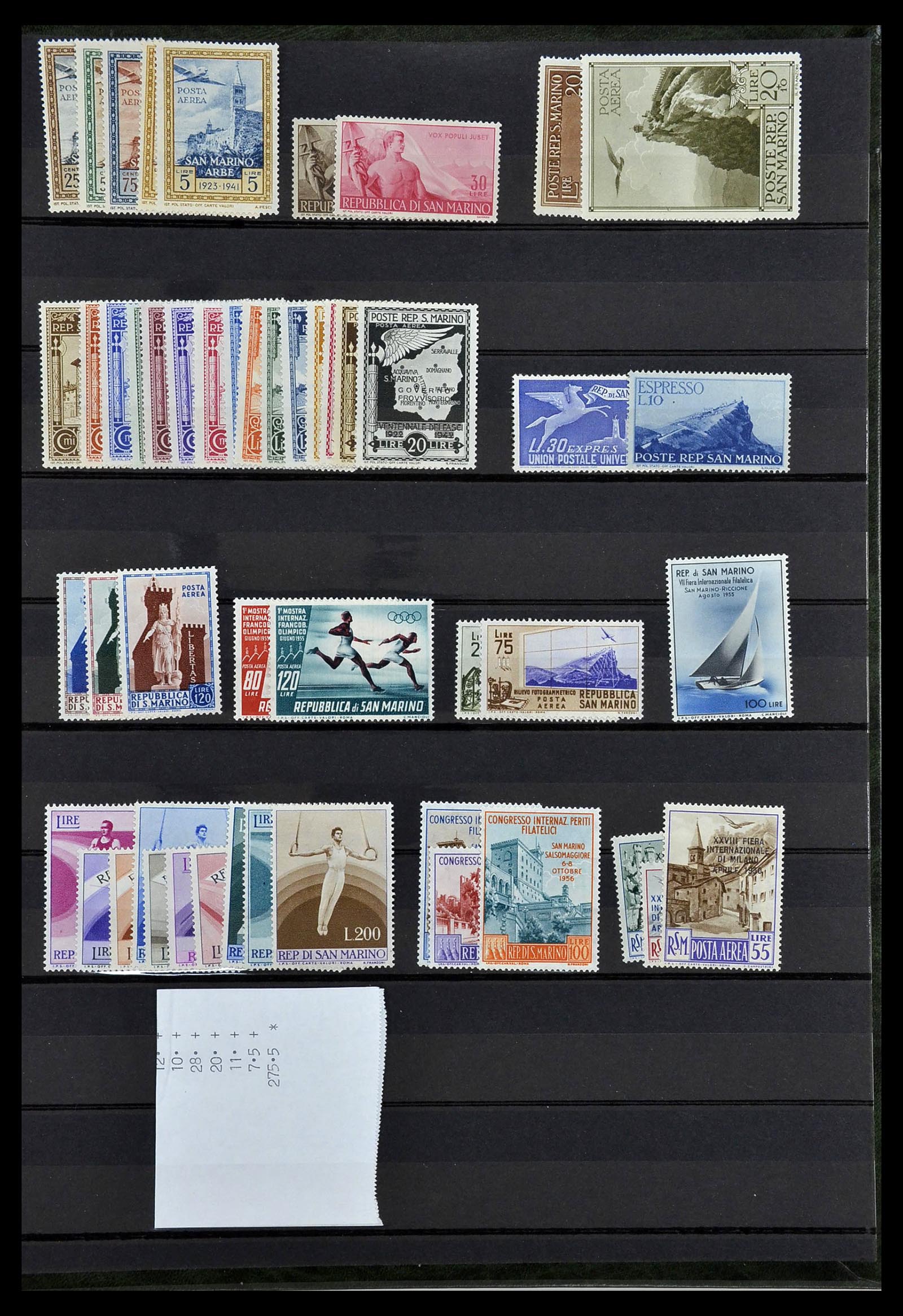 34385 009 - Postzegelverzameling 34385 Wereld betere zegels 1852-1950.