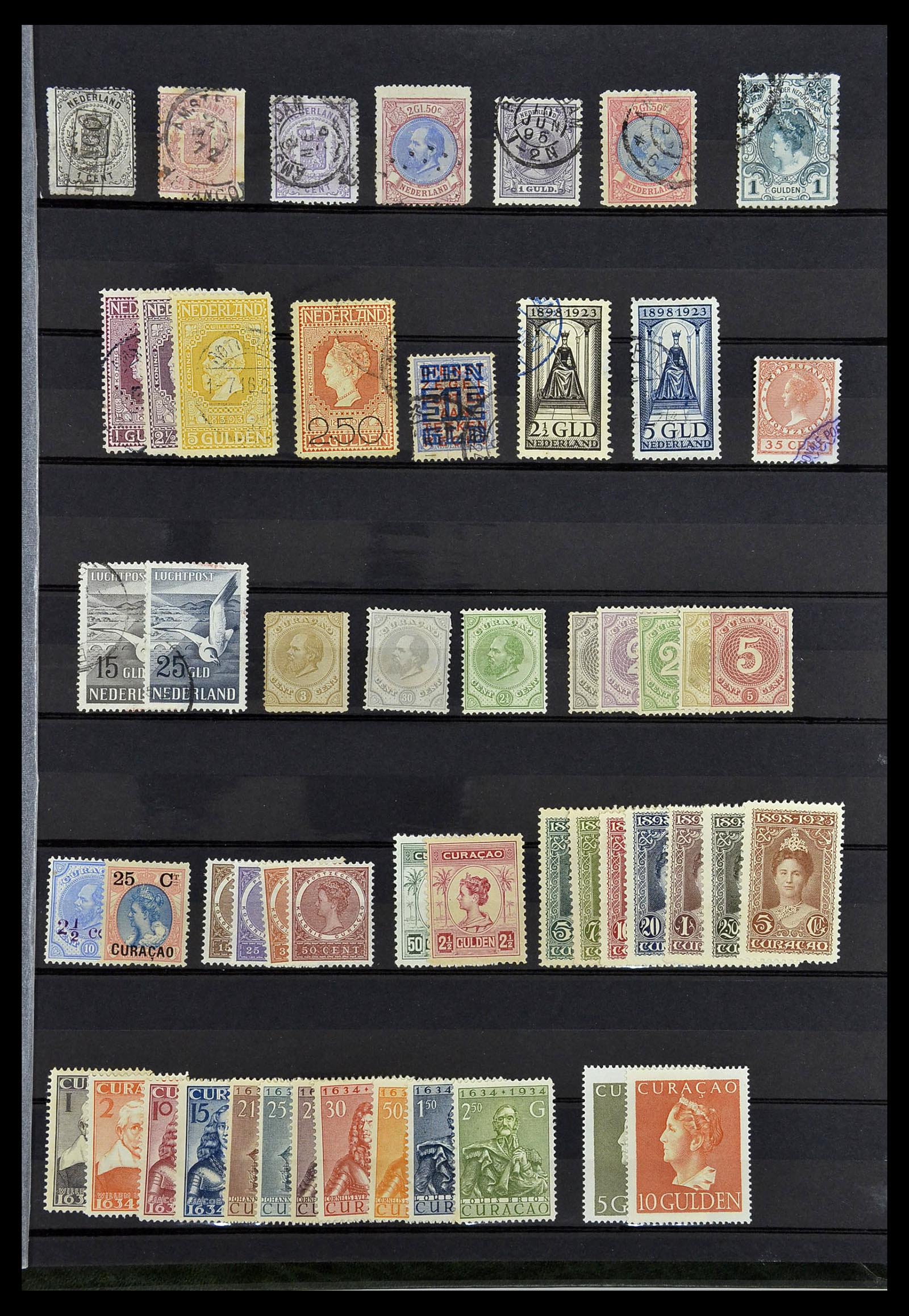 34385 015 - Postzegelverzameling 34385 Wereld betere zegels 1852-1950.