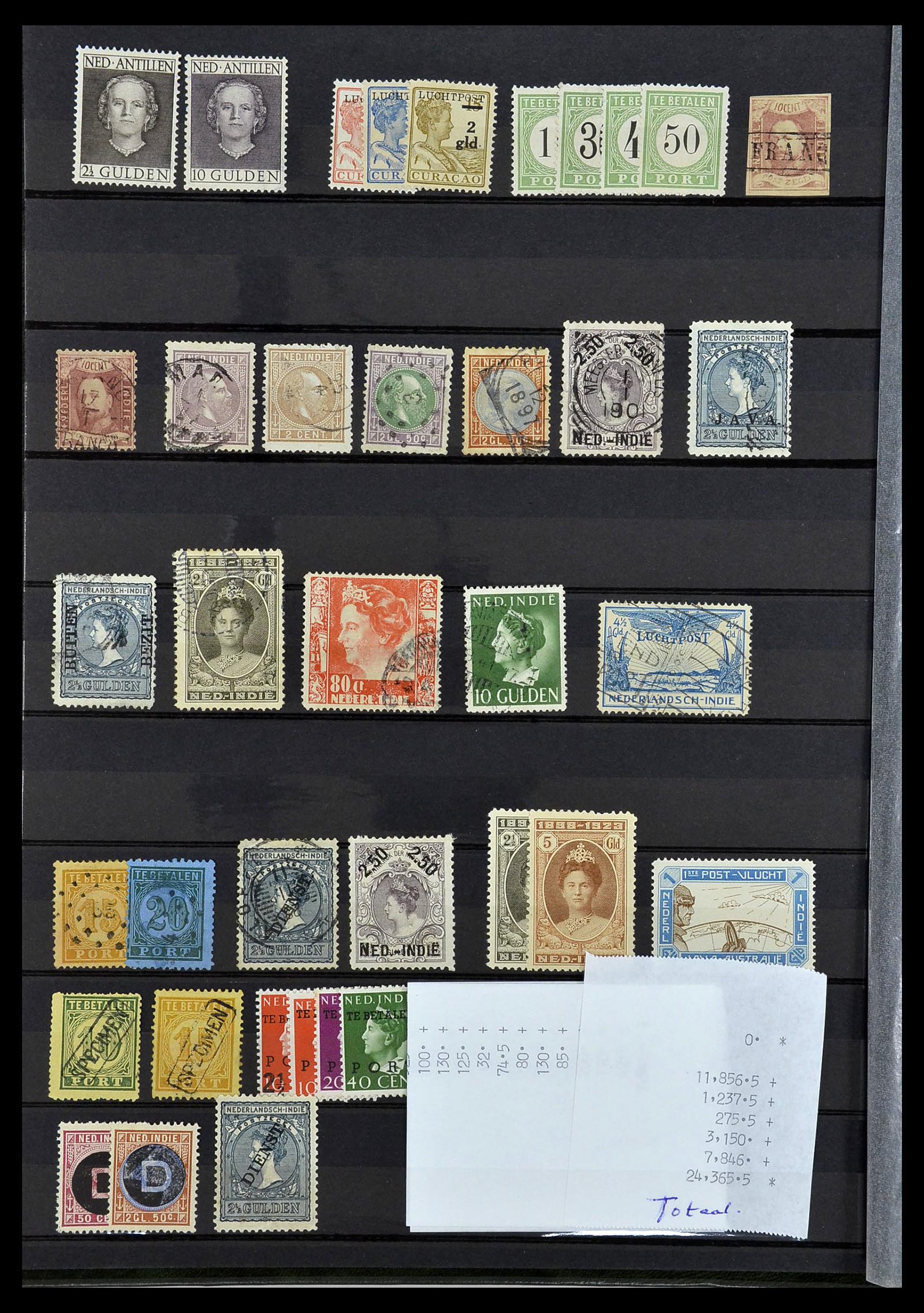 34385 016 - Postzegelverzameling 34385 Wereld betere zegels 1852-1950.