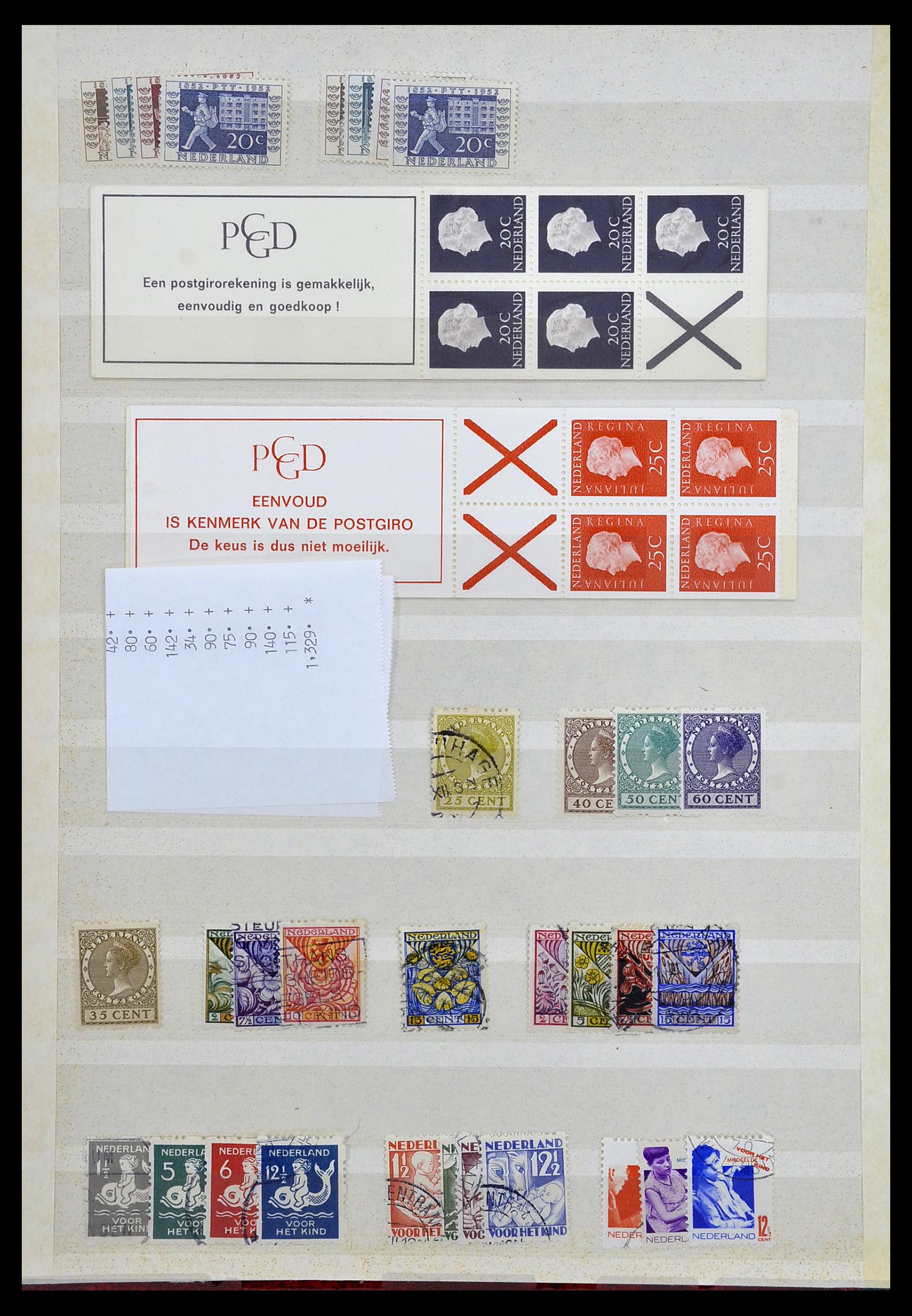 34385 018 - Postzegelverzameling 34385 Wereld betere zegels 1852-1950.