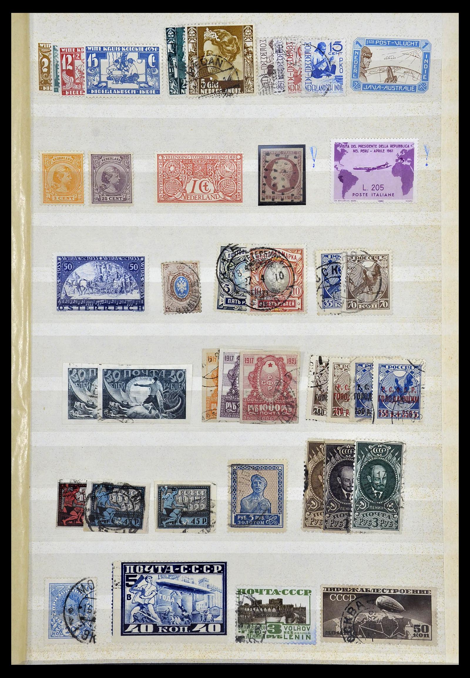 34385 021 - Postzegelverzameling 34385 Wereld betere zegels 1852-1950.