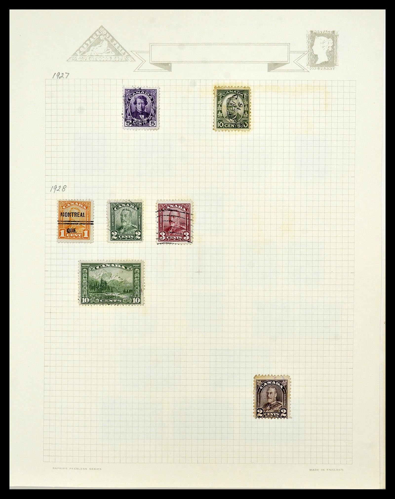 34388 012 - Postzegelverzameling 34388 Canada 1859-1980.